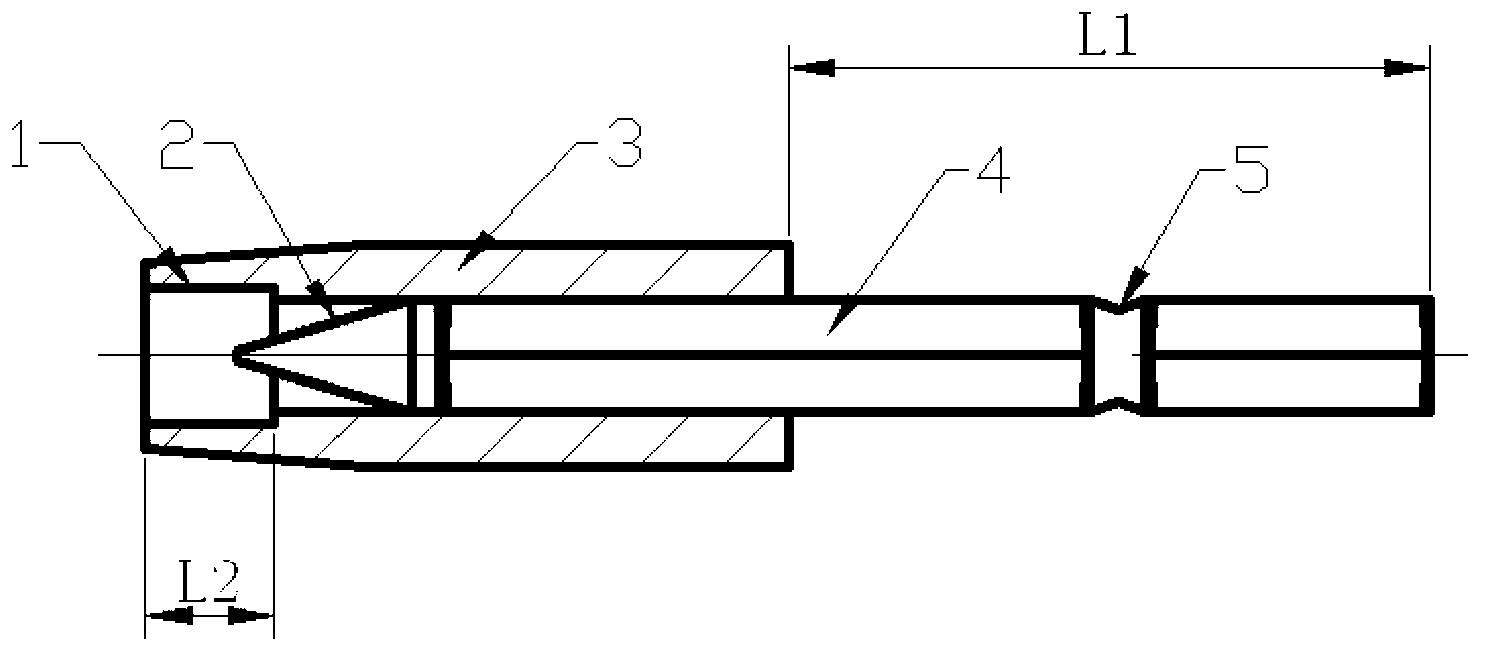 Safety protection device for long handle pneumatic screwdriver