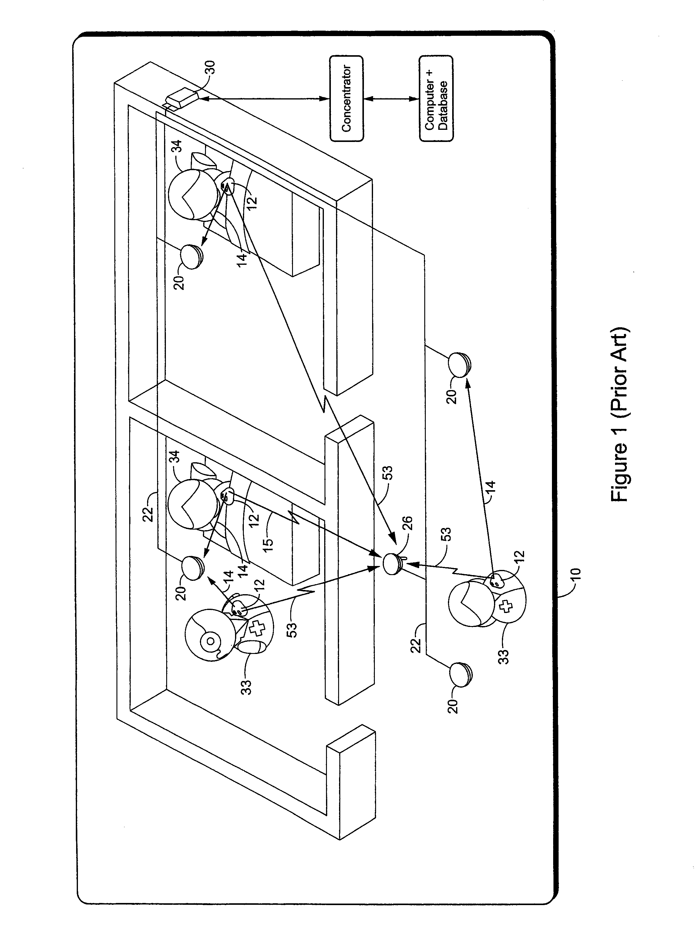 Real-time method and system for monitoring hygiene compliance within a tracking environment