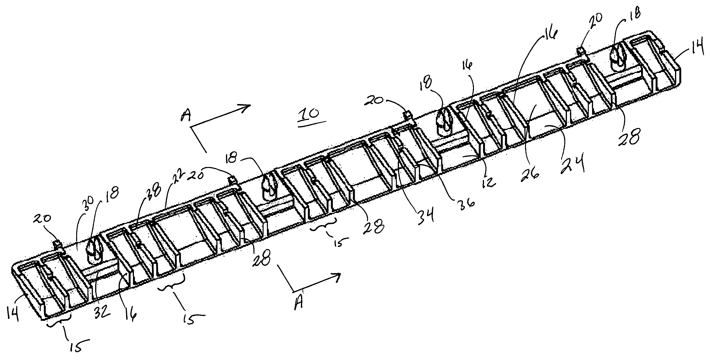 Light reflector and barrier for light emitting diodes