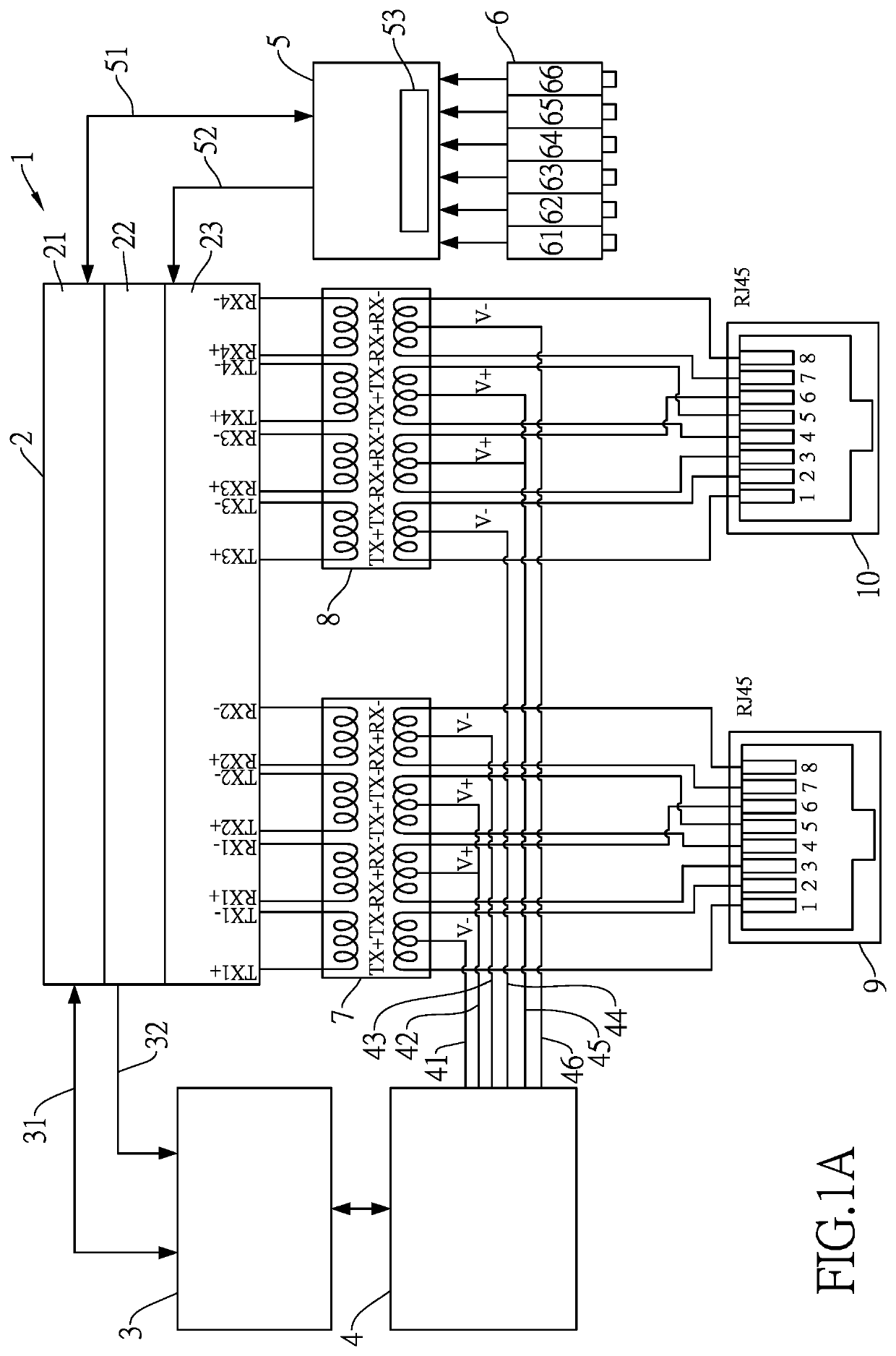 Hot swapping protection device for power over ethernet and method thereof