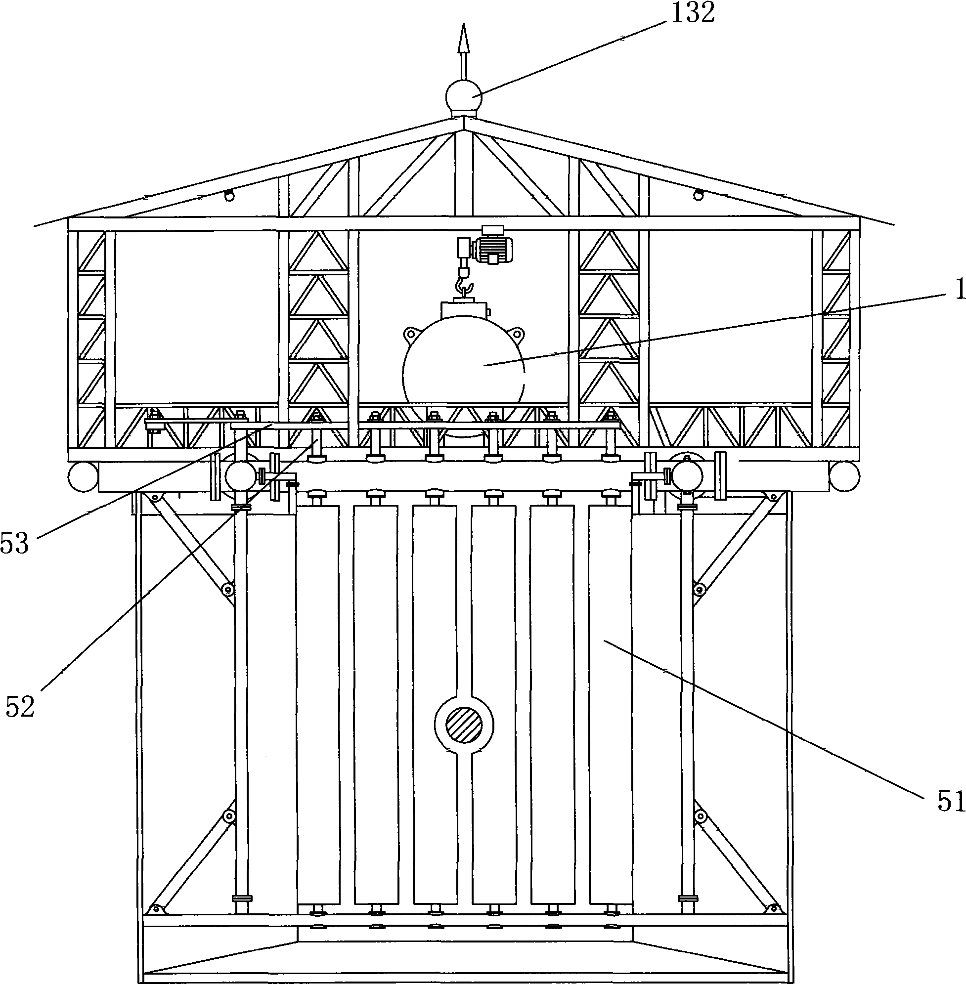 A hydro-electric generator set
