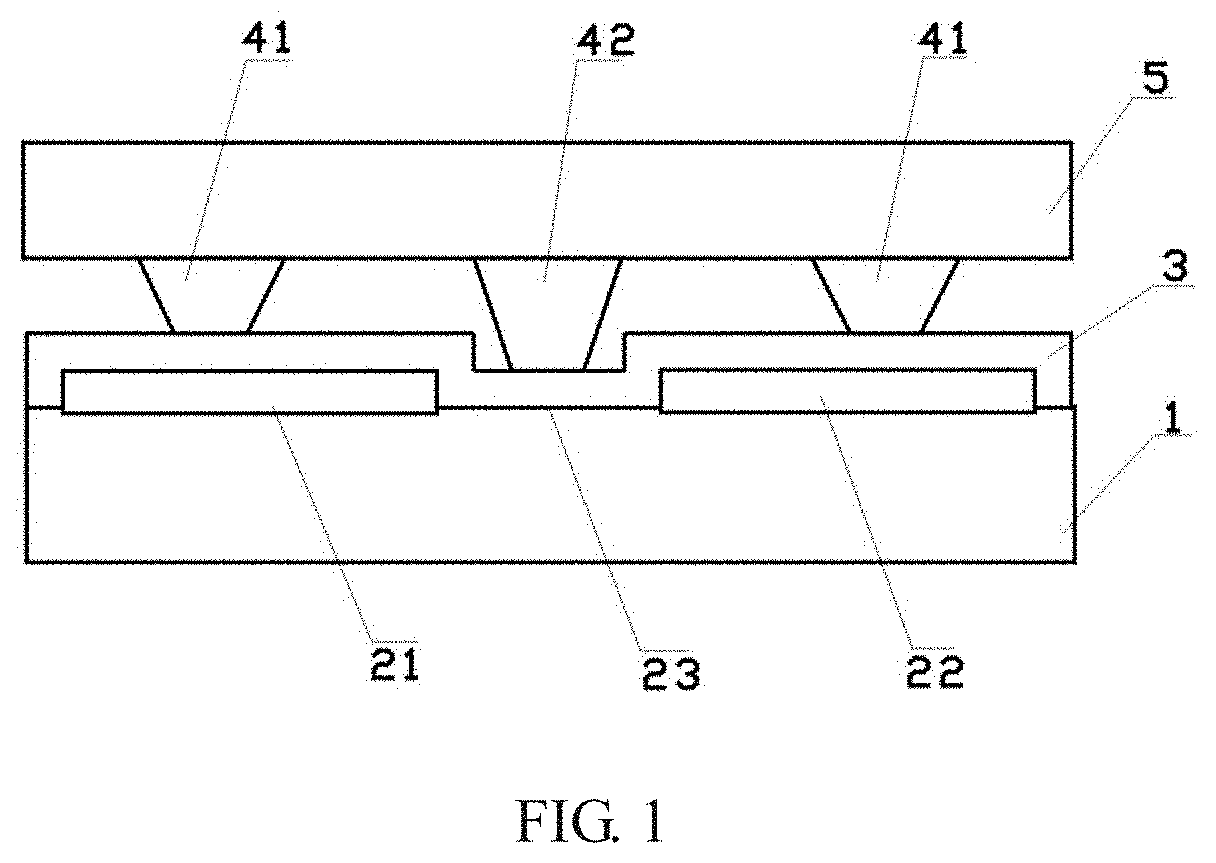 Touch liquid crystal display panel, display device and terminal