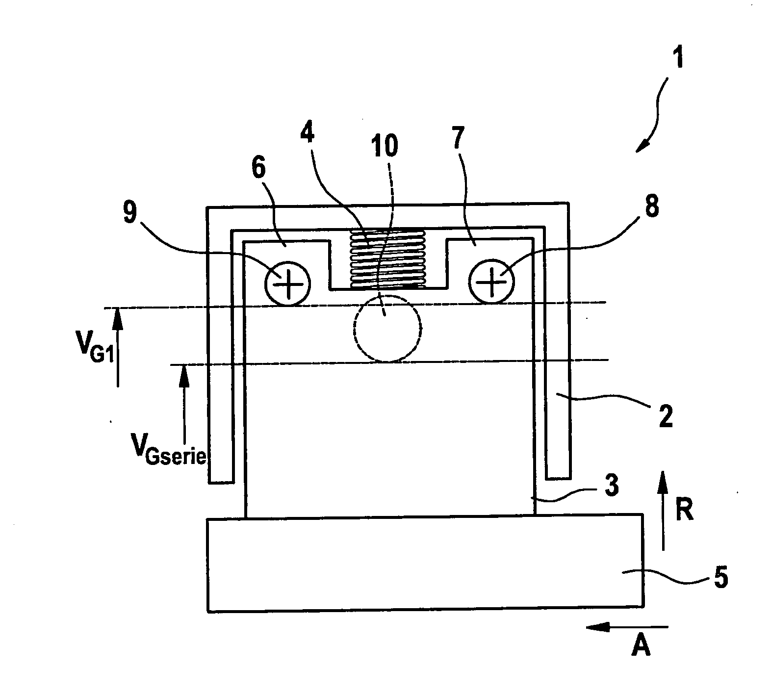 Brush device having a litz wire for an electric machine