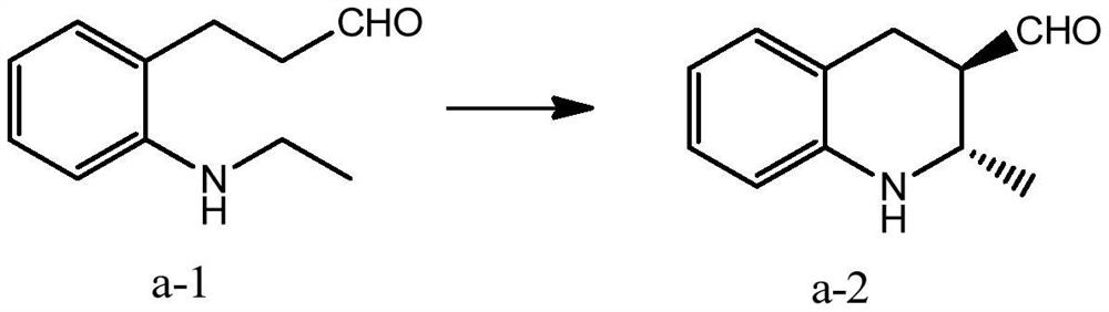 A kind of method utilizing saturated aldehyde to synthesize chiral tetrahydroquinoline