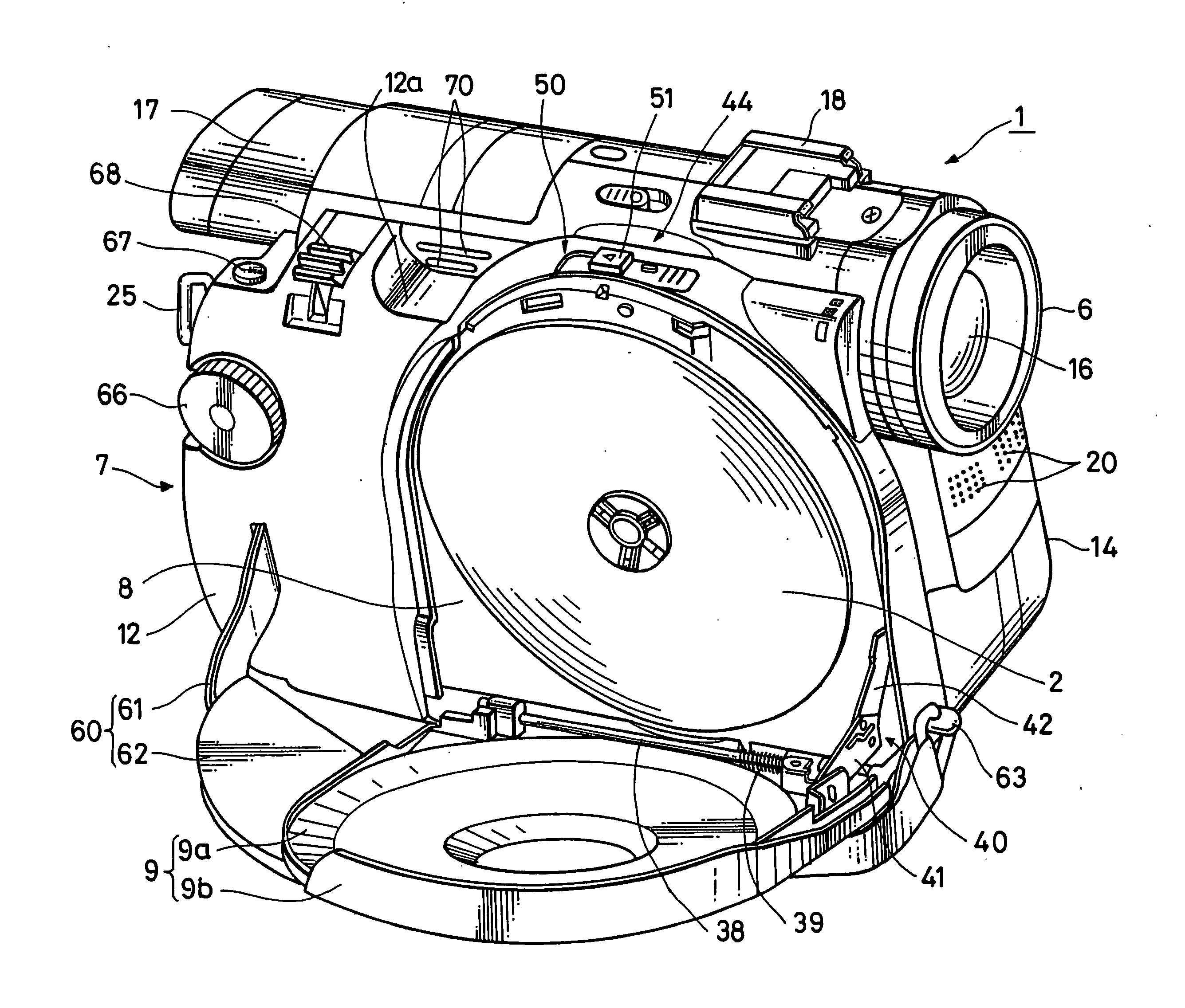 Disc recording and/or reproducing apparatus