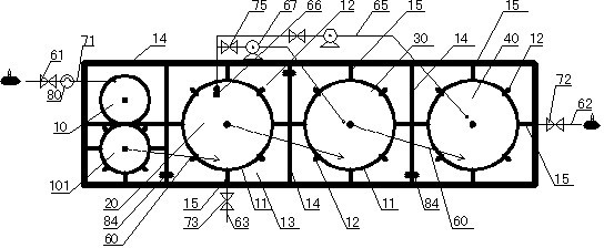 Special diversion anaerobic baffled reactor