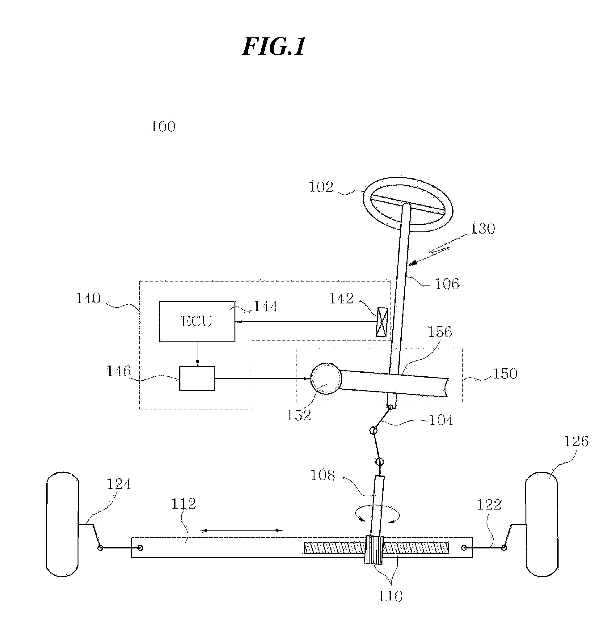 Reducer of electronic power steering apparatus backgound of the invention