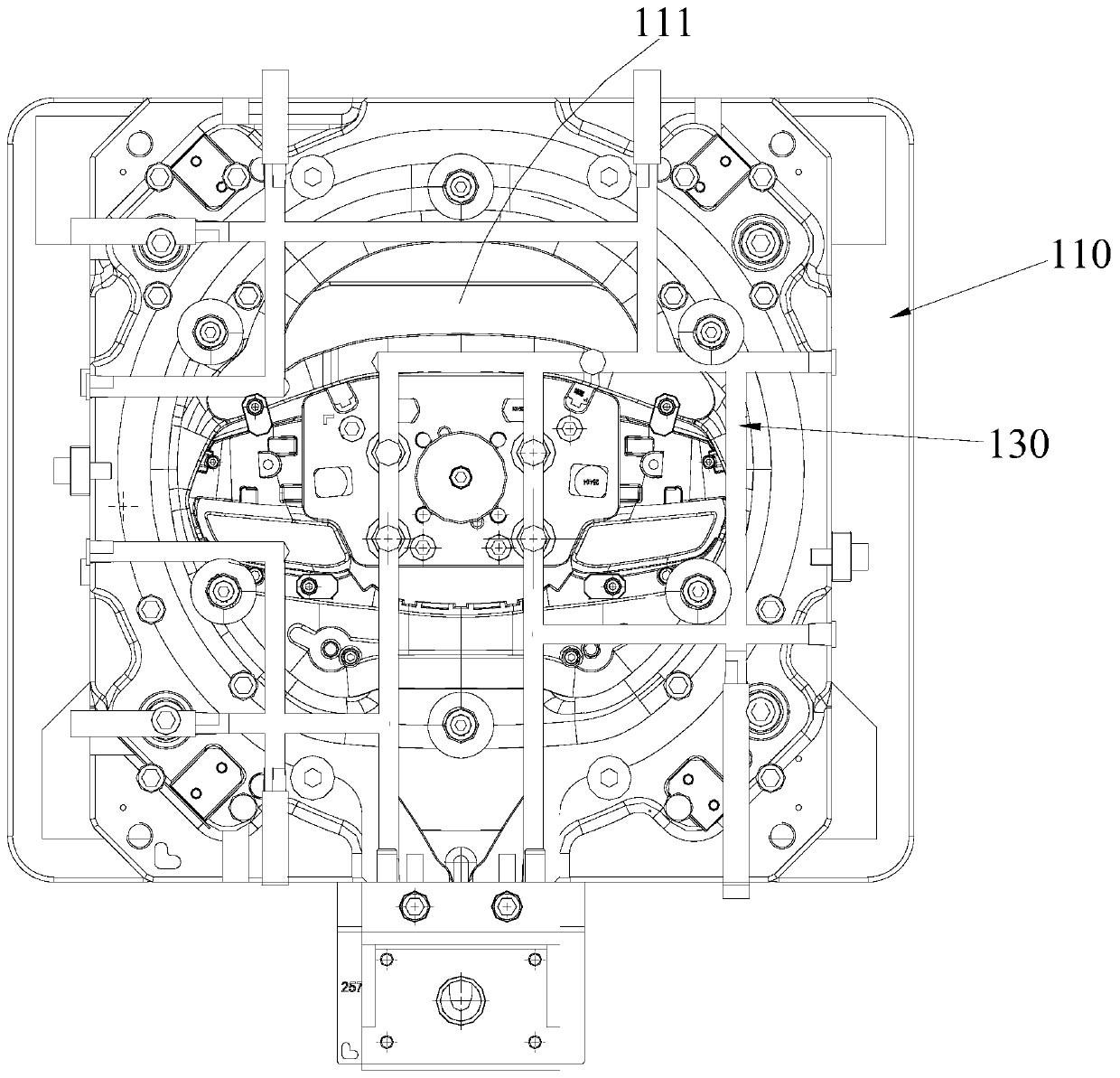 Suspension type flash-free foaming mold