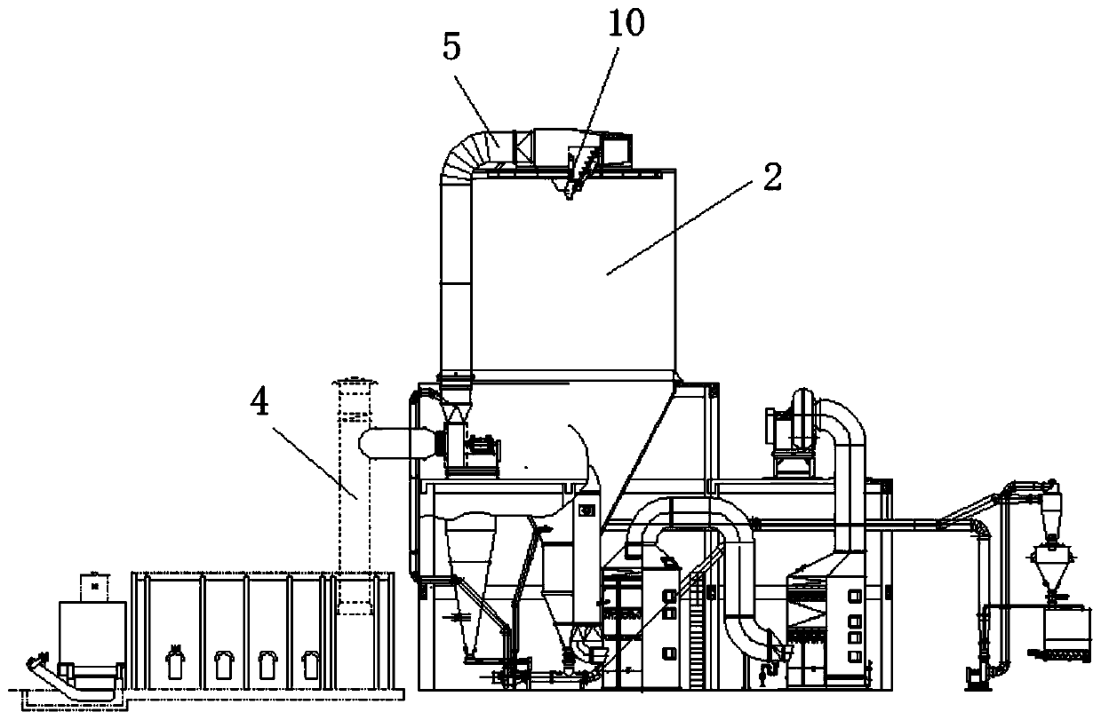 High-speed centrifuging spray dryer