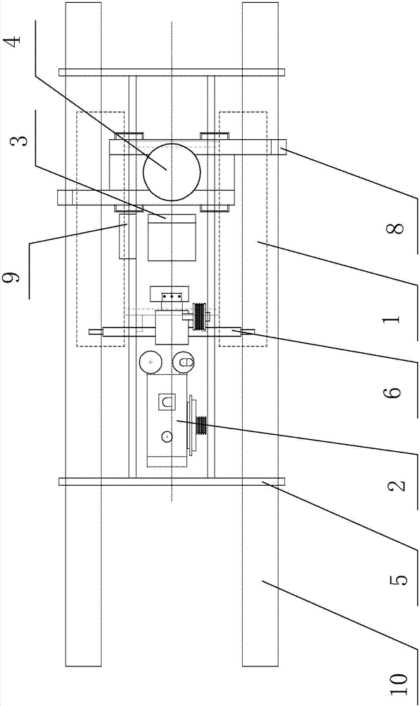 A crawler-type cargo lifting transfer machine