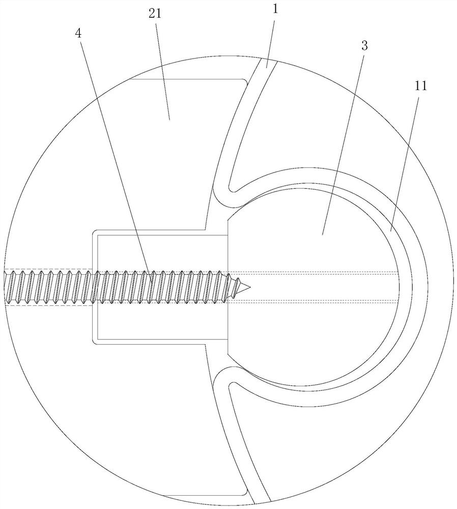 Lamp post system using multi-groove mounting structure