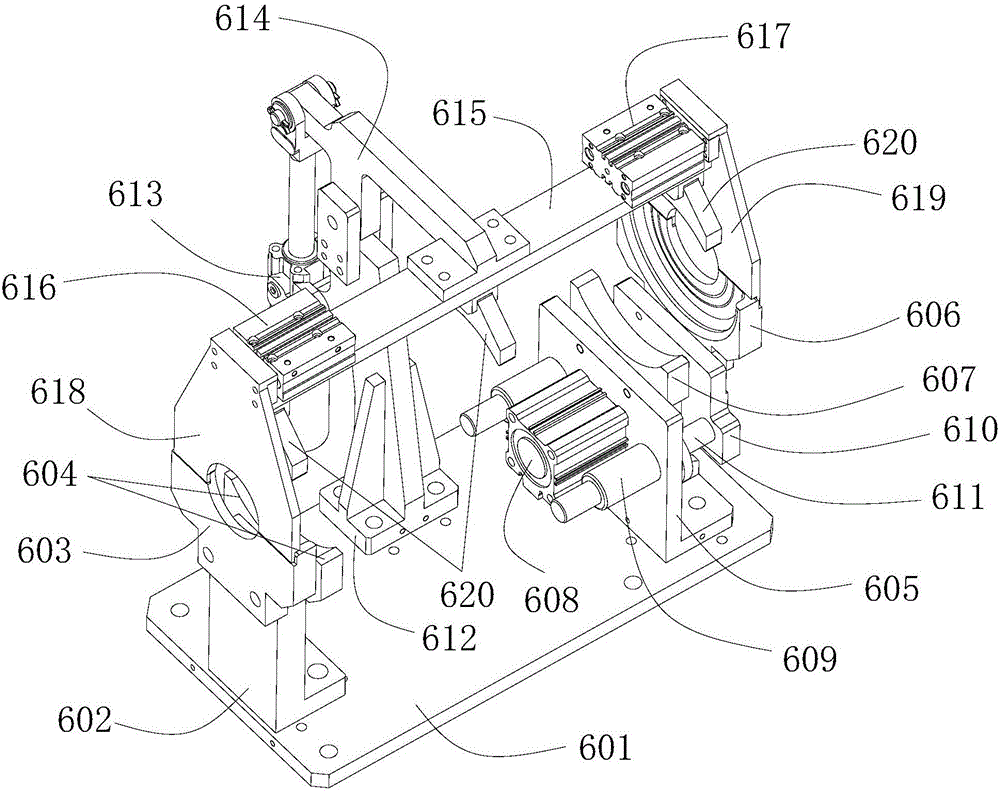 Clamping device for special-shaped pipe welding