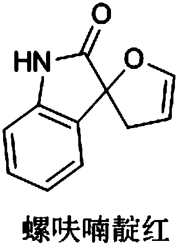 A kind of double spiro isatin furan derivative with antibacterial activity and its synthesis method and application