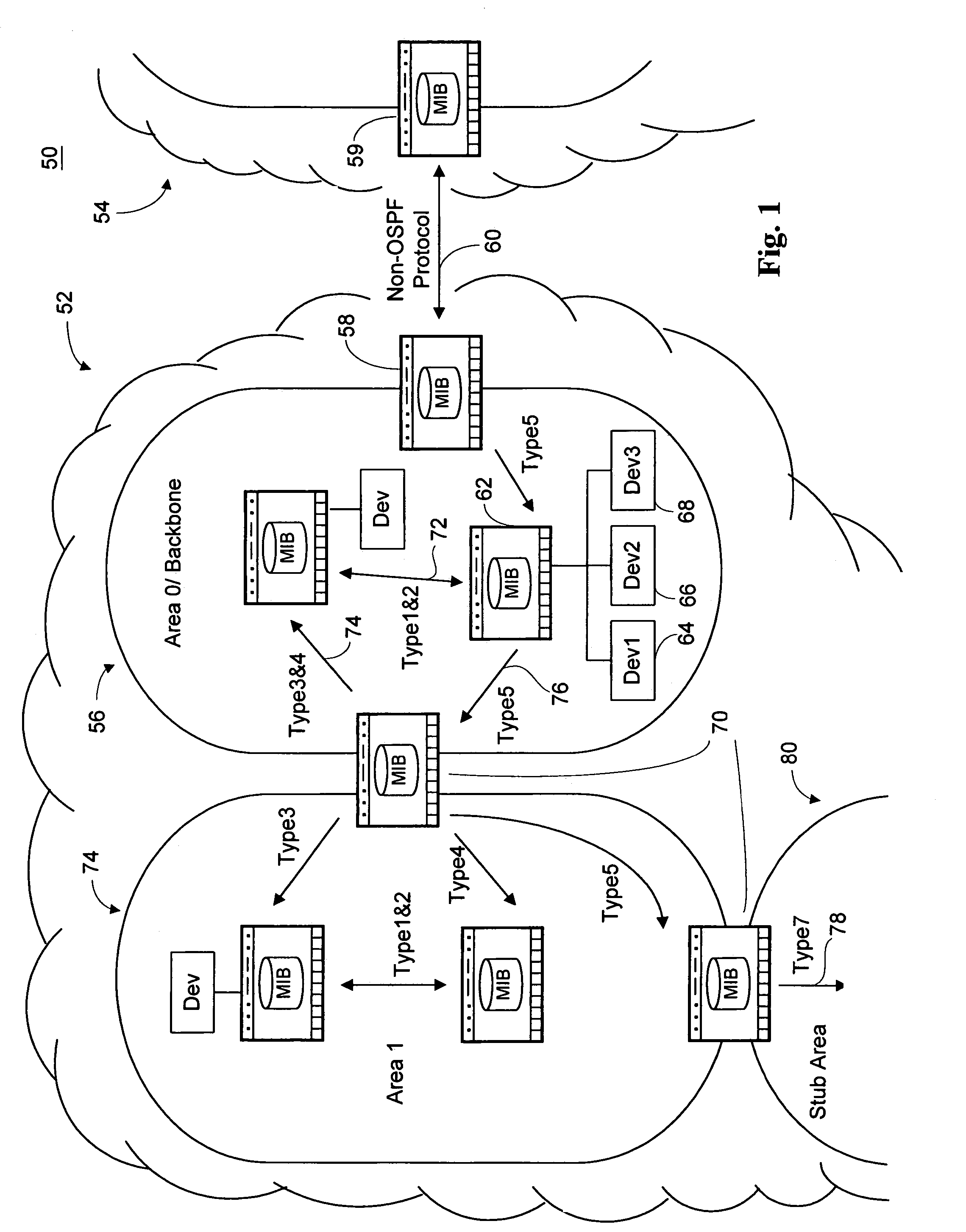 Method and system for determining network characteristics using routing protocols