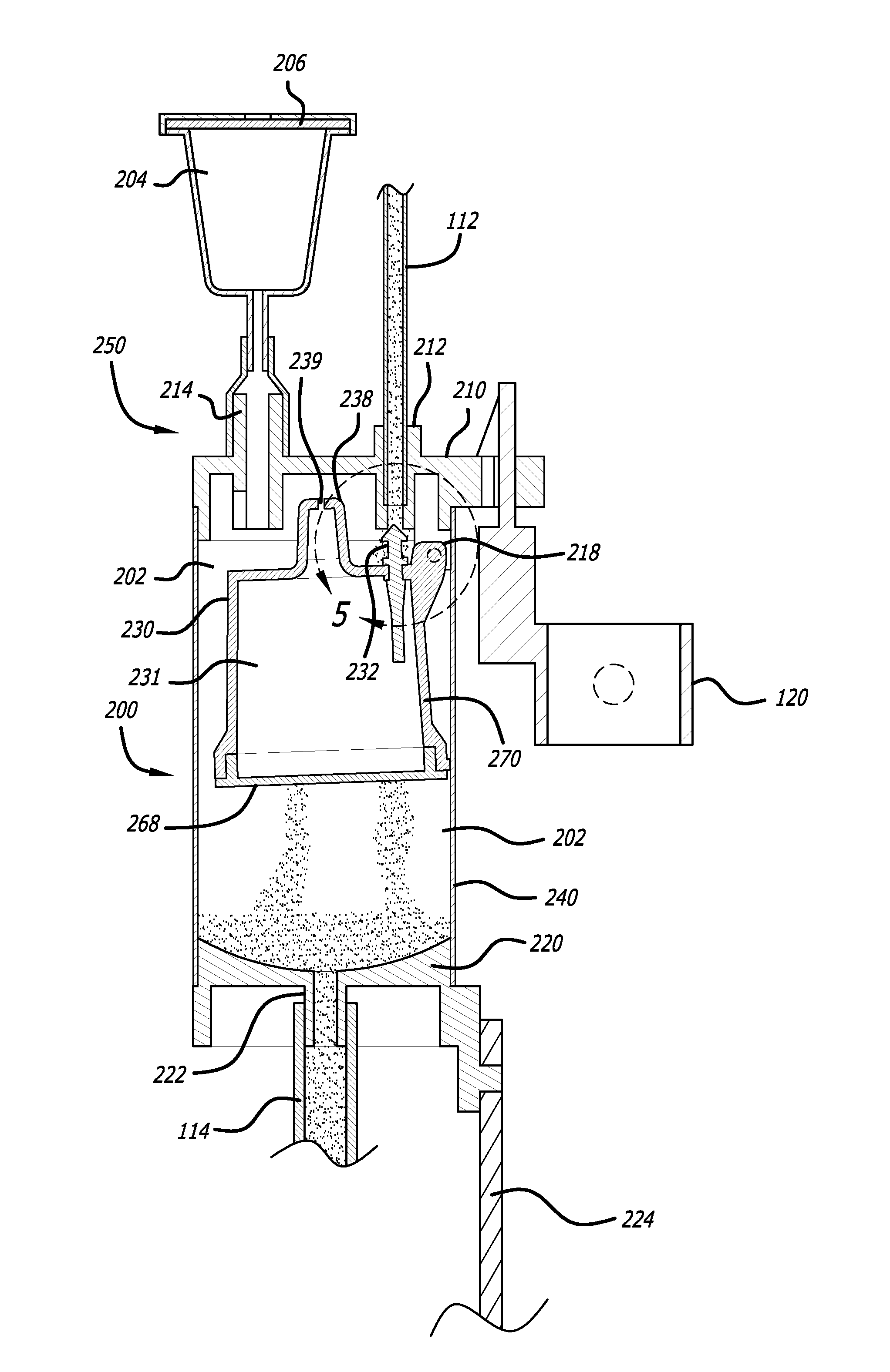 Volume limiting bodily fluid drainage system