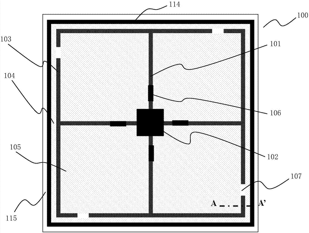 Power semiconductor chip and photomask and exposure method of chip