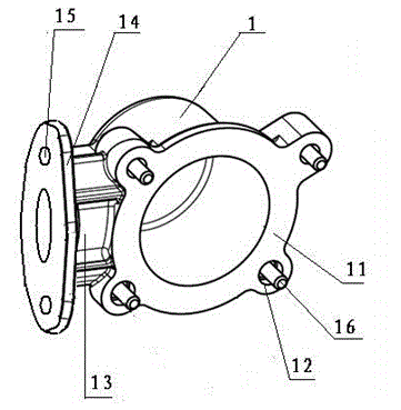 High-pressure oil pump mounting seat with sound insulation structure