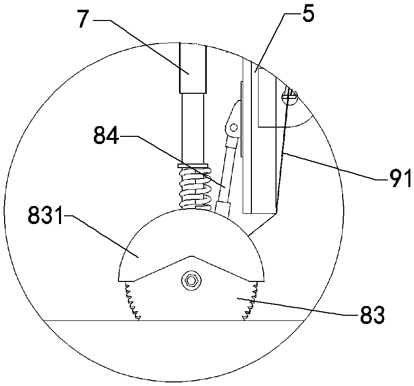 Square pile wire cutting device and mechanical excavation method of hard rock stratum square pile