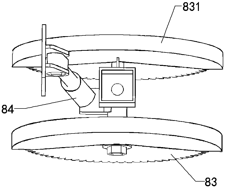 Square pile wire cutting device and mechanical excavation method of hard rock stratum square pile