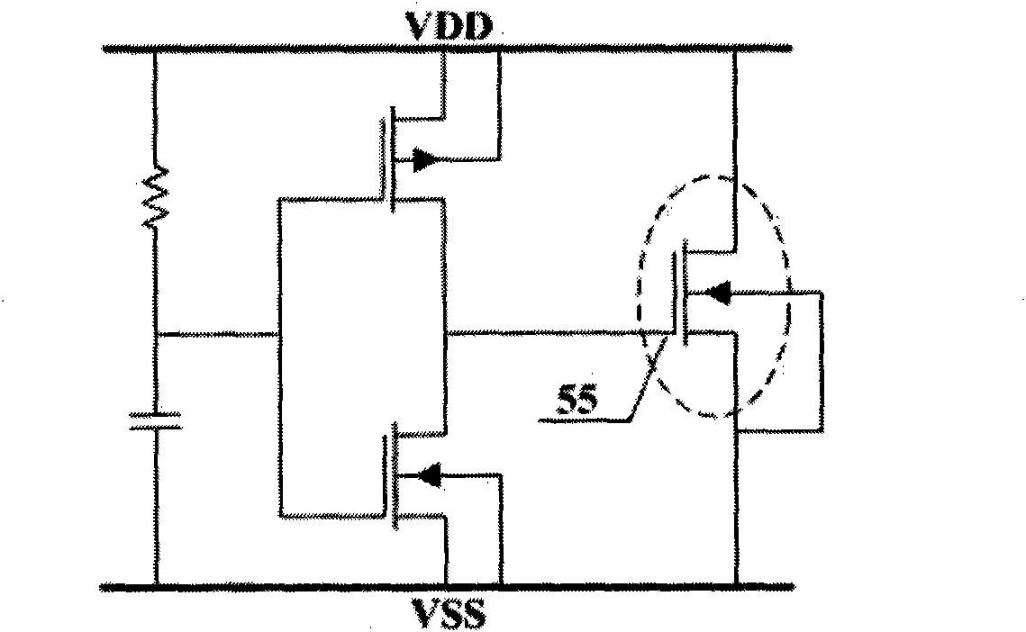 Dual-channel electrostatic discharge protecting circuit based on RC-triggering