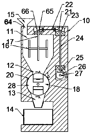 Quantity-adjustable quantitative pet feeding device