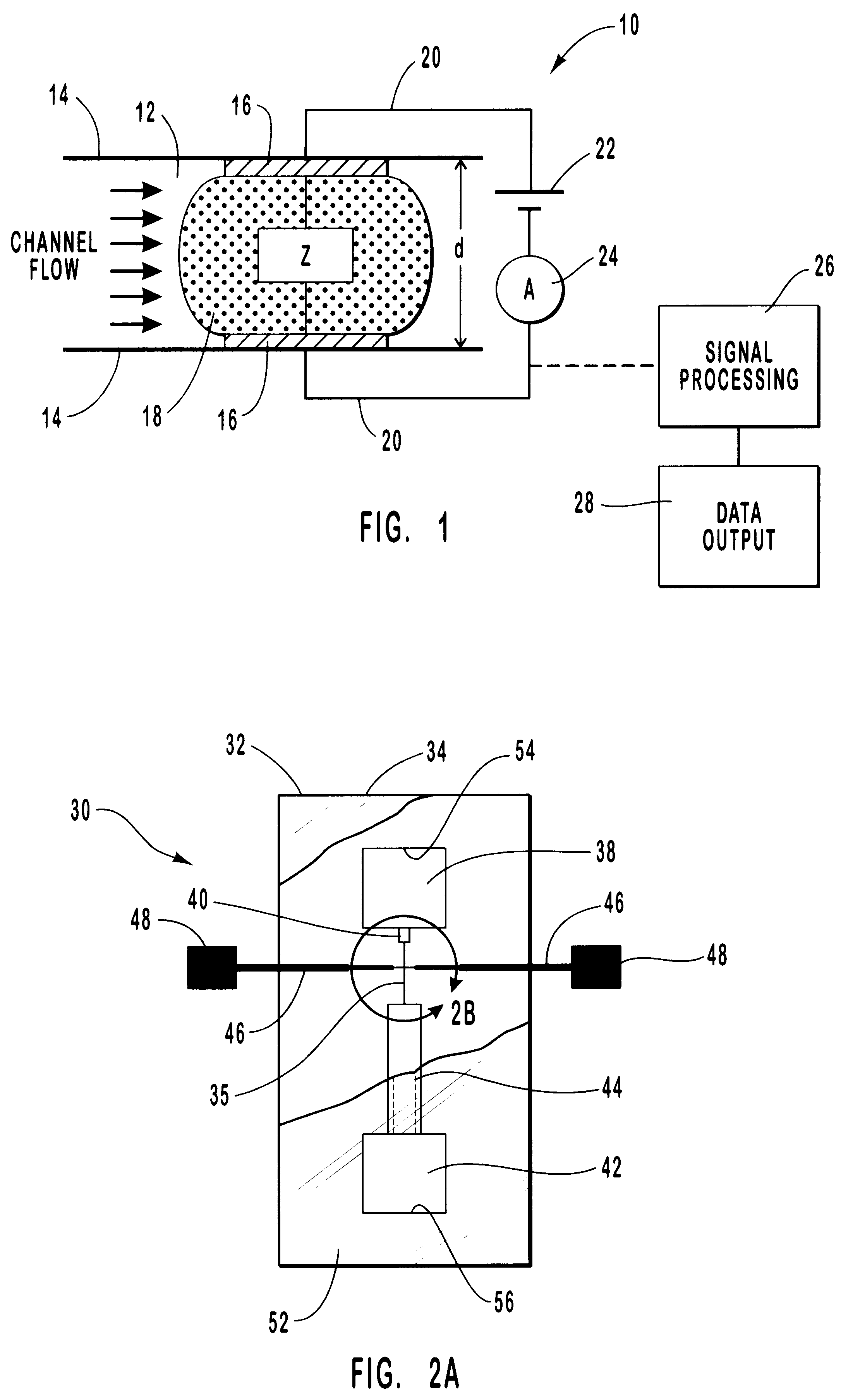 Electrical detector for micro-analysis systems