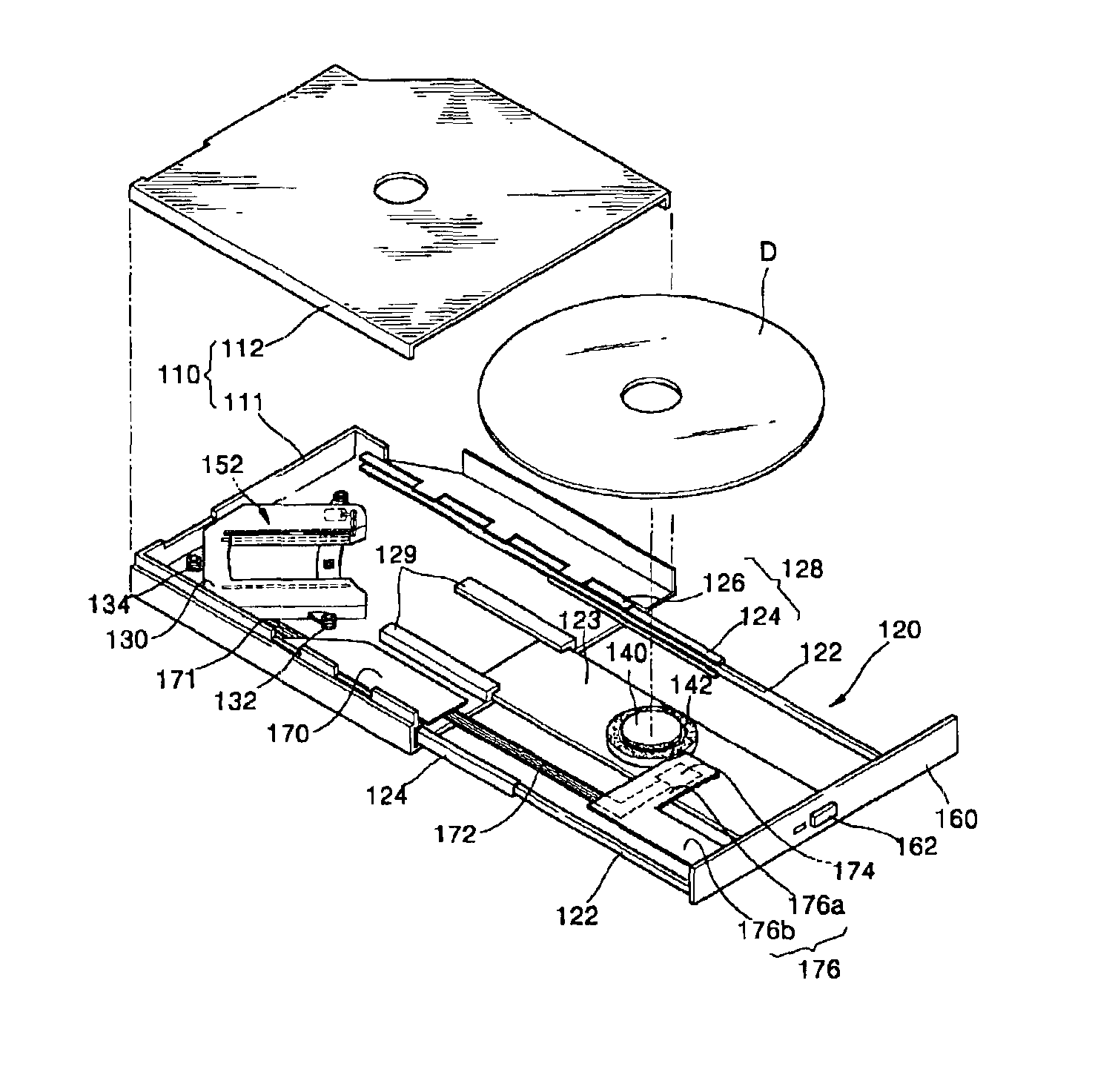 Slim type optical disc drive
