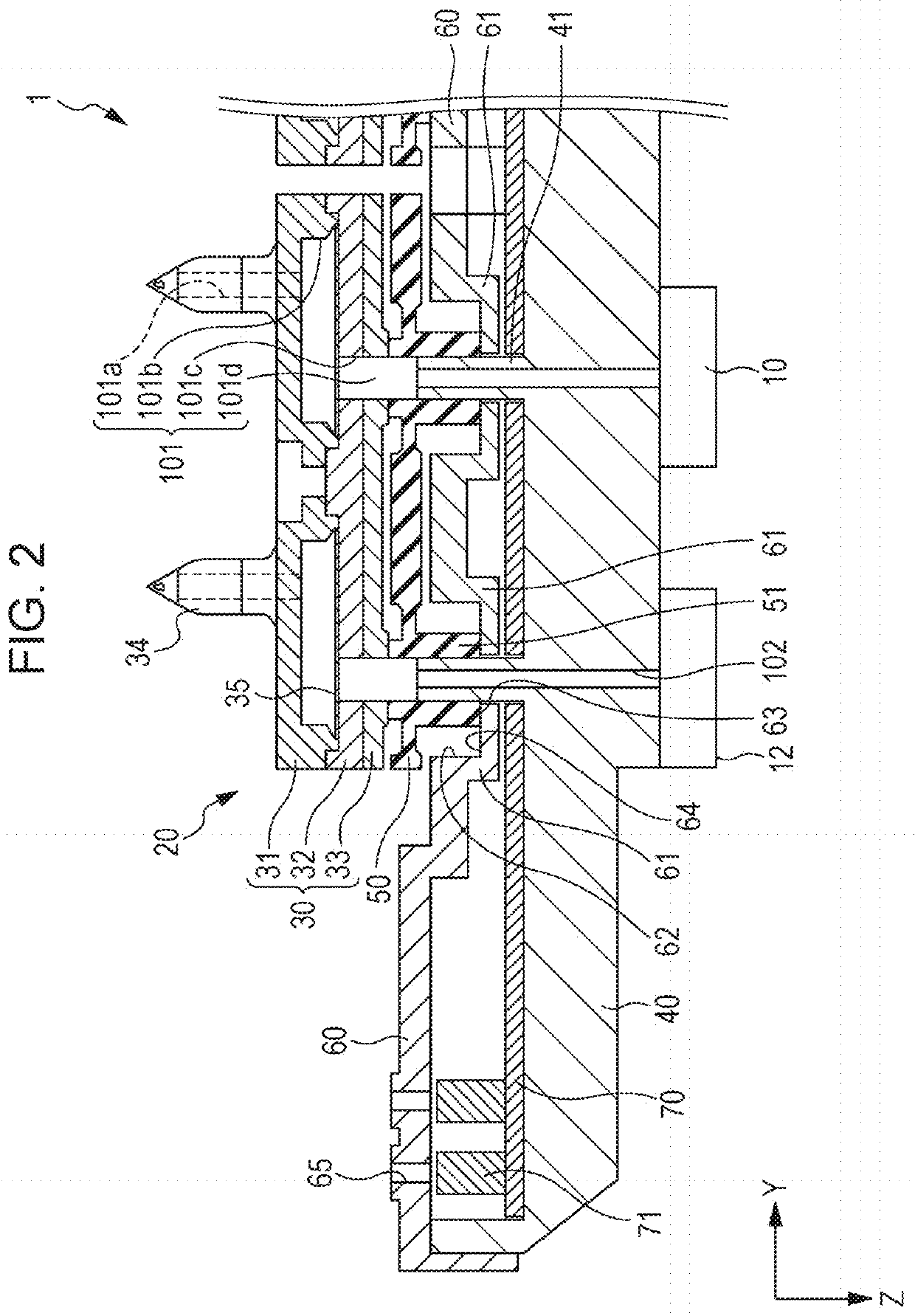 Liquid ejecting head unit and liquid ejecting apparatus