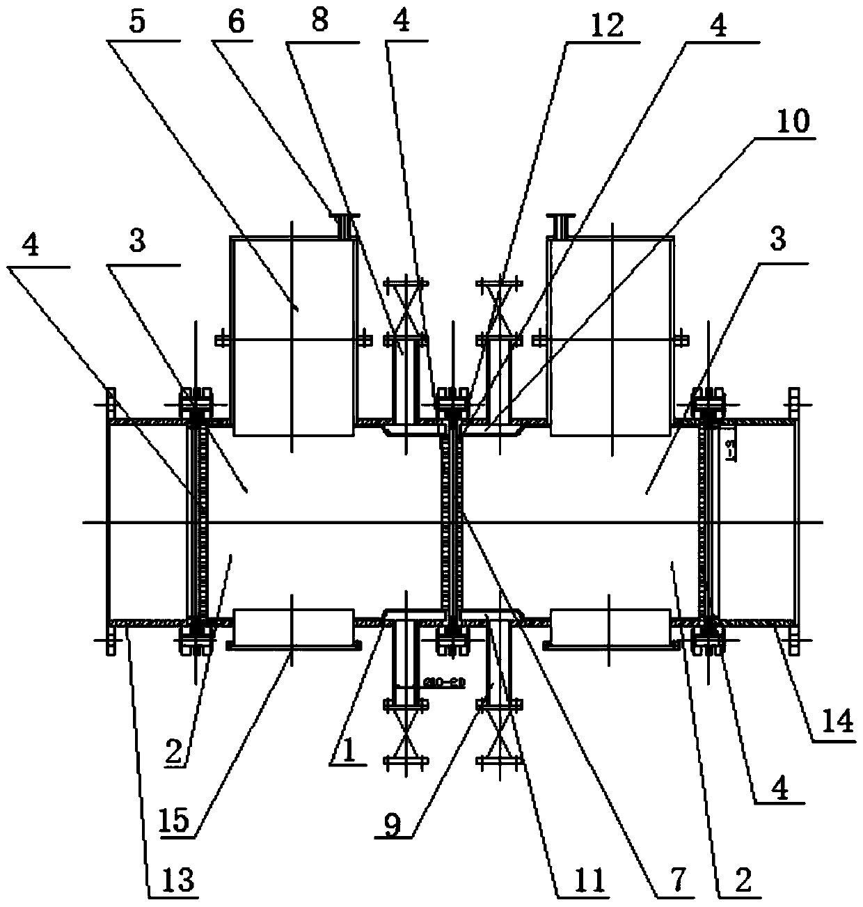 A packed directional flow electrochemical reactor