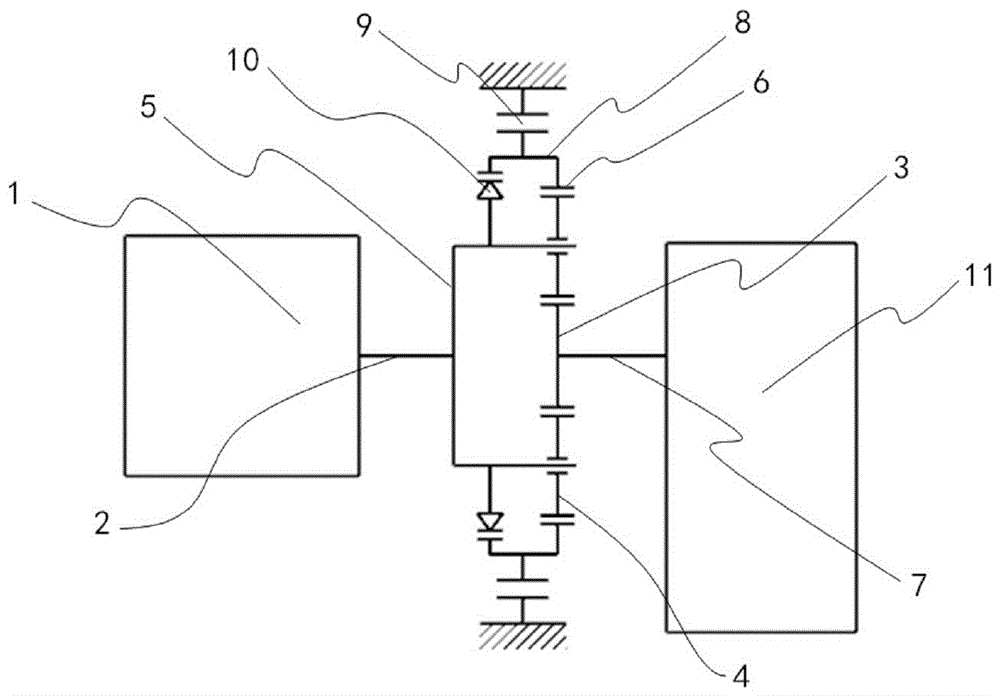 Two-speed transmission of pure electric vehicle
