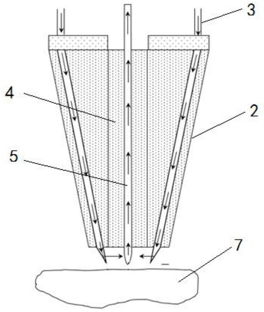 Blood sugar measuring device and blood sugar measuring method