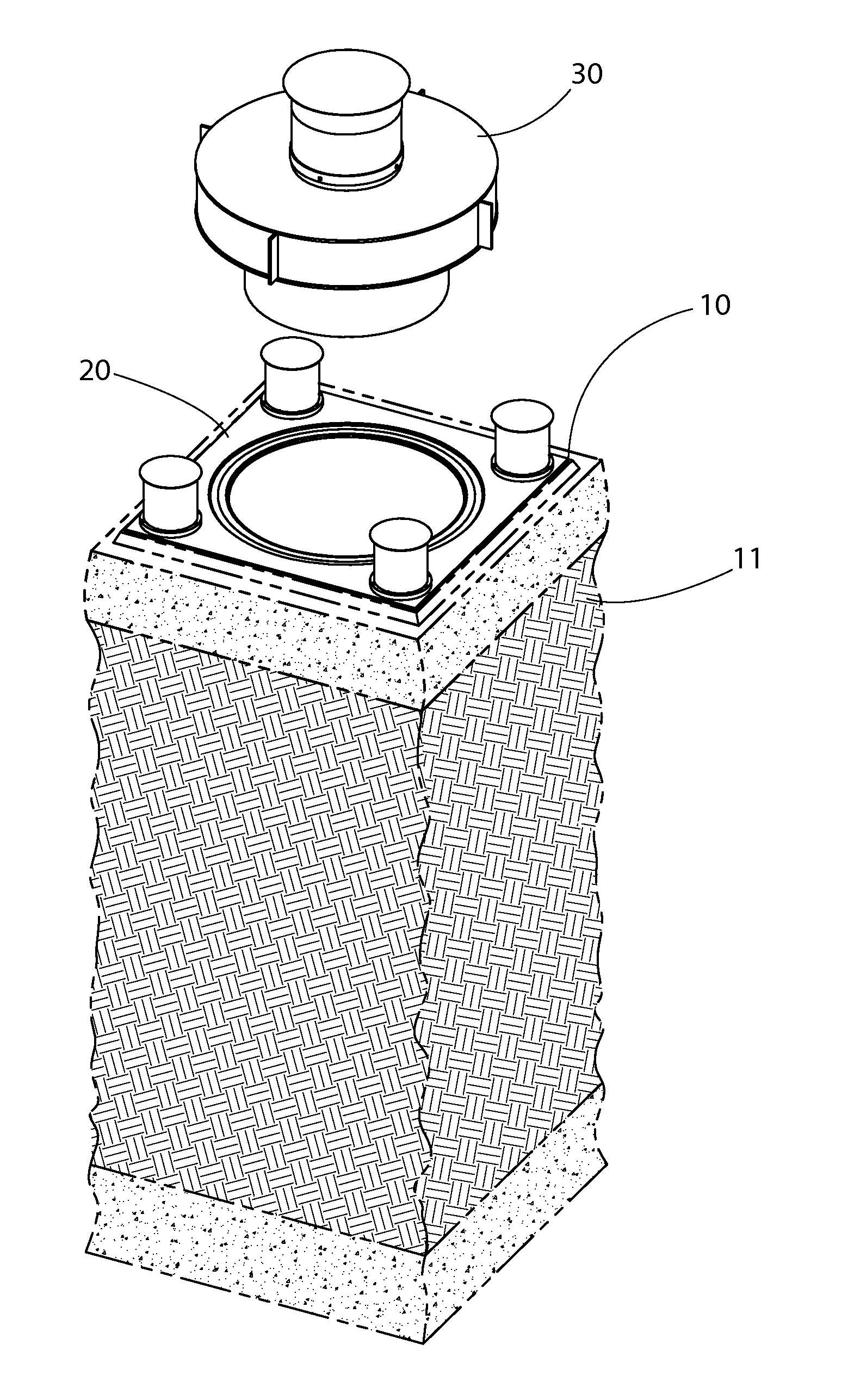 System and method of storing and/or transferring high level radioactive waste