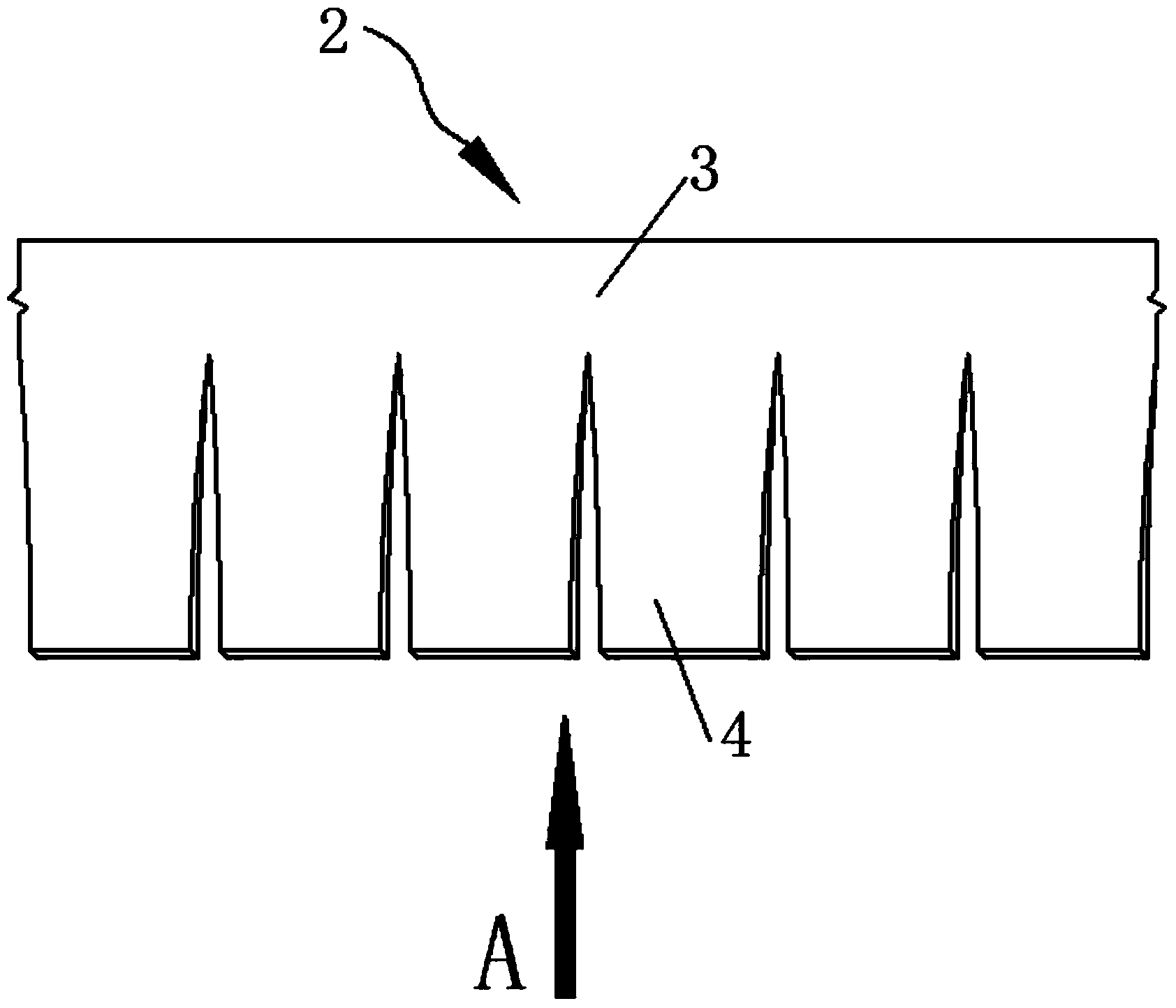 Twisted tooth finned tube and finned tube heat exchange tube bundle