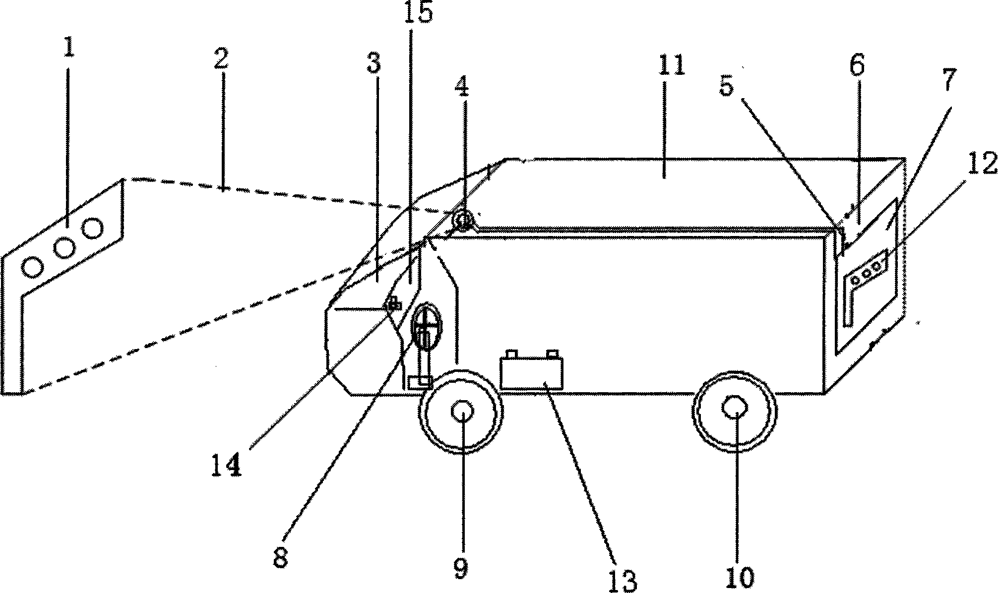 Automobile capable of providing view for behind vehicle