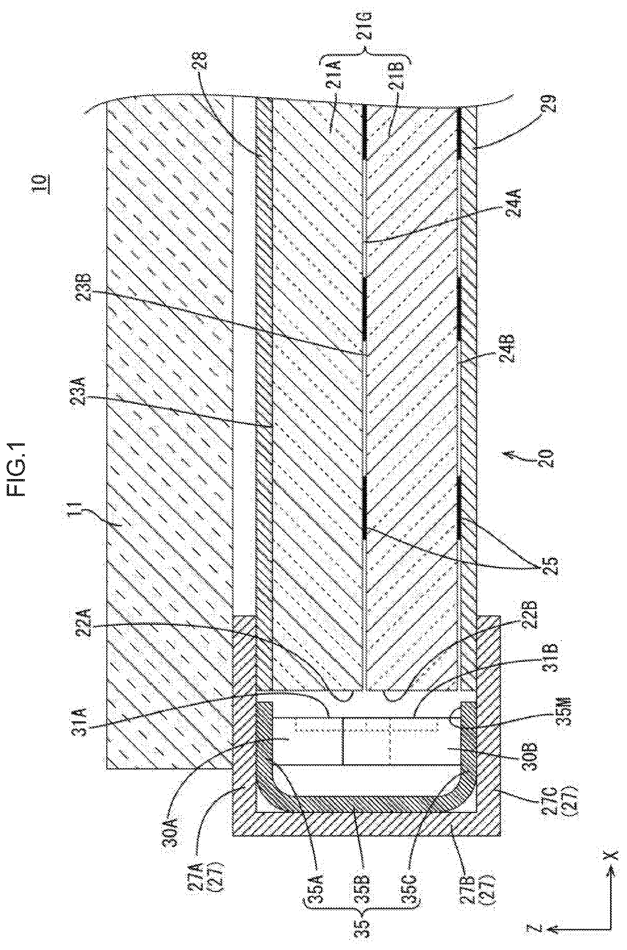 Lighting device and display device