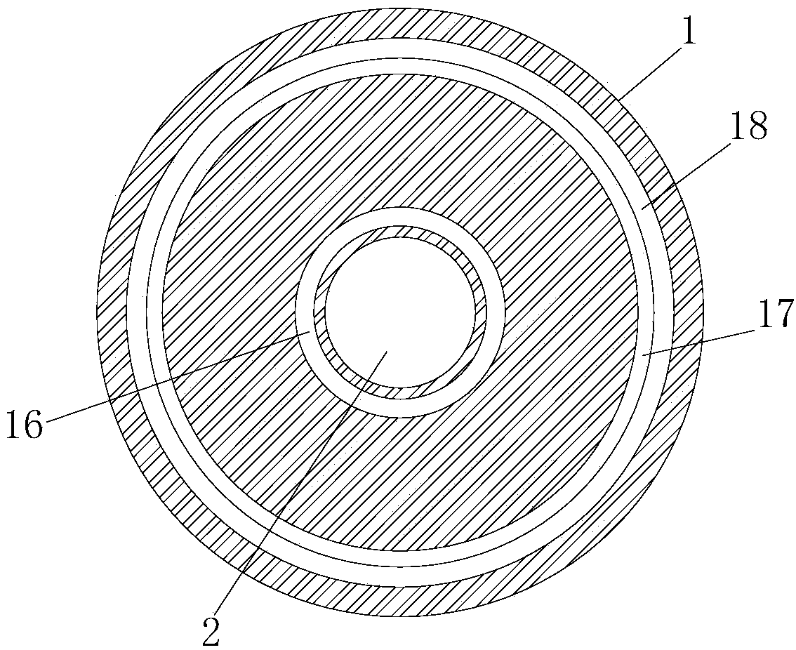 Silica powder grinding device for electricians