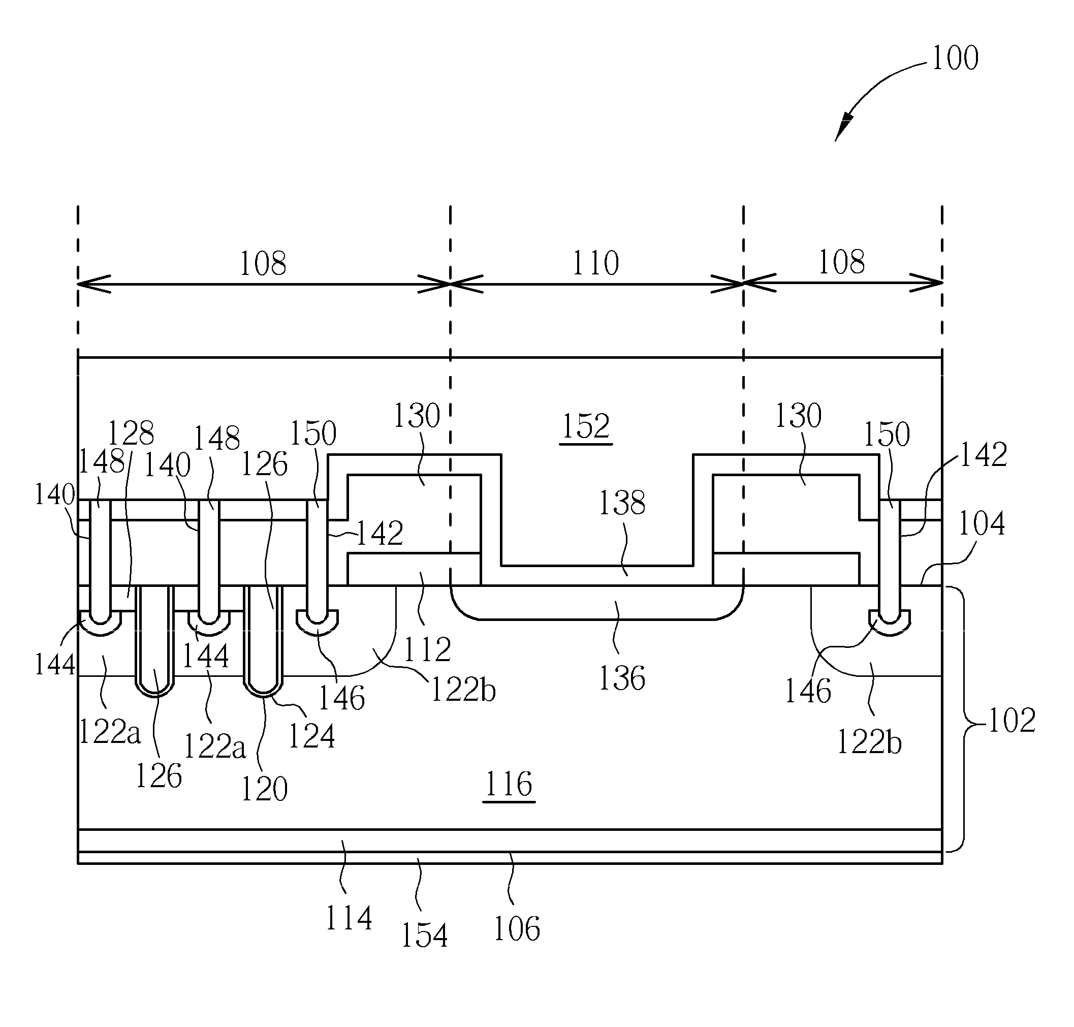 Power semiconductor device having adjustable output capacitance