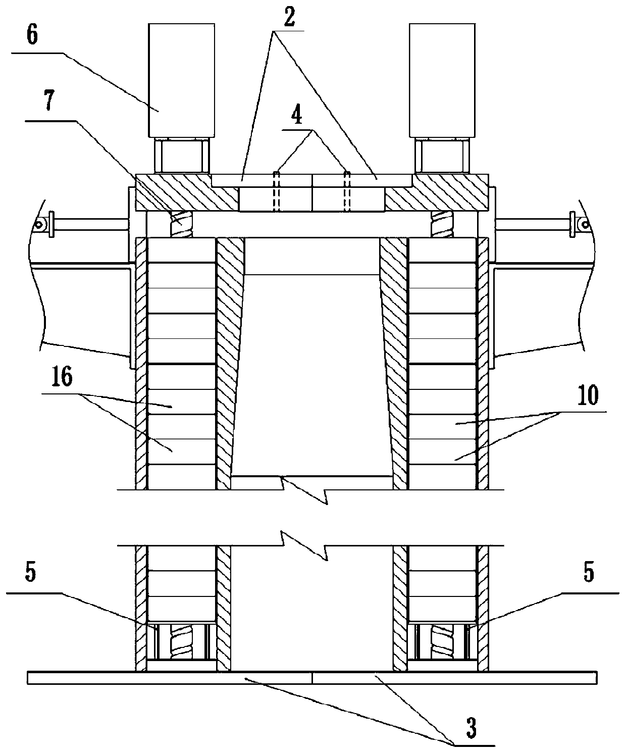 A cable interlocking device for cooperative operation of a double-cable control submersible