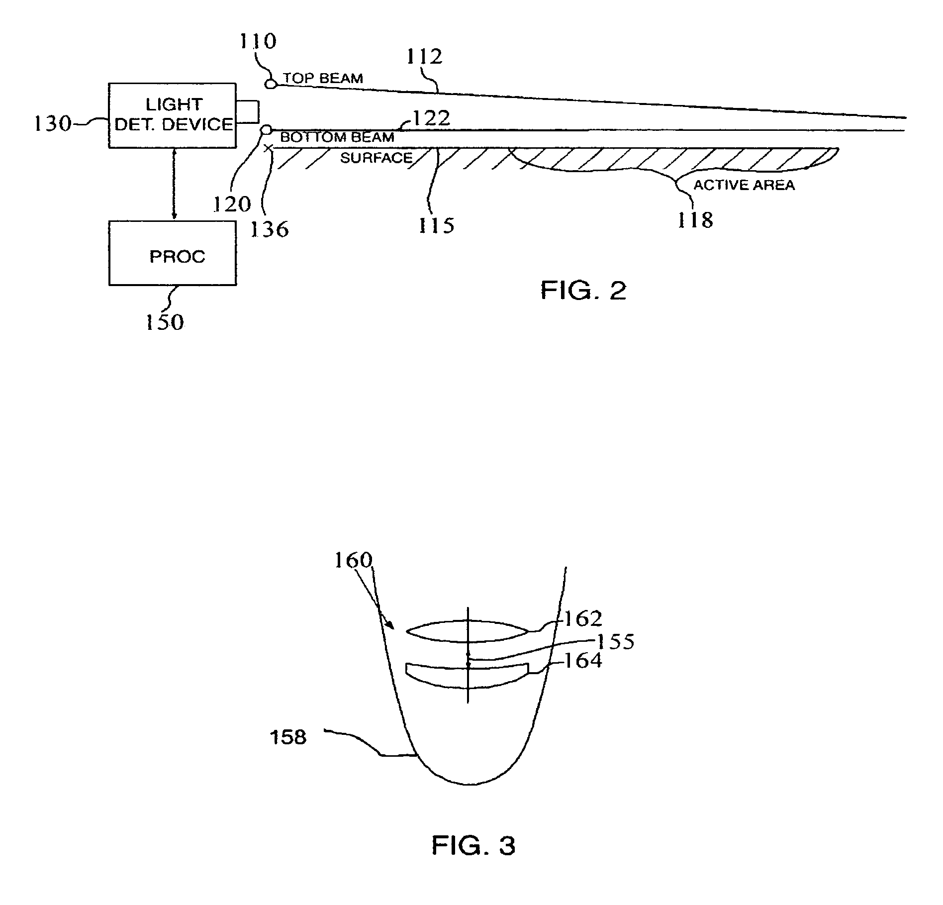 Method and apparatus for approximating depth of an object's placement onto a monitored region with applications to virtual interface devices