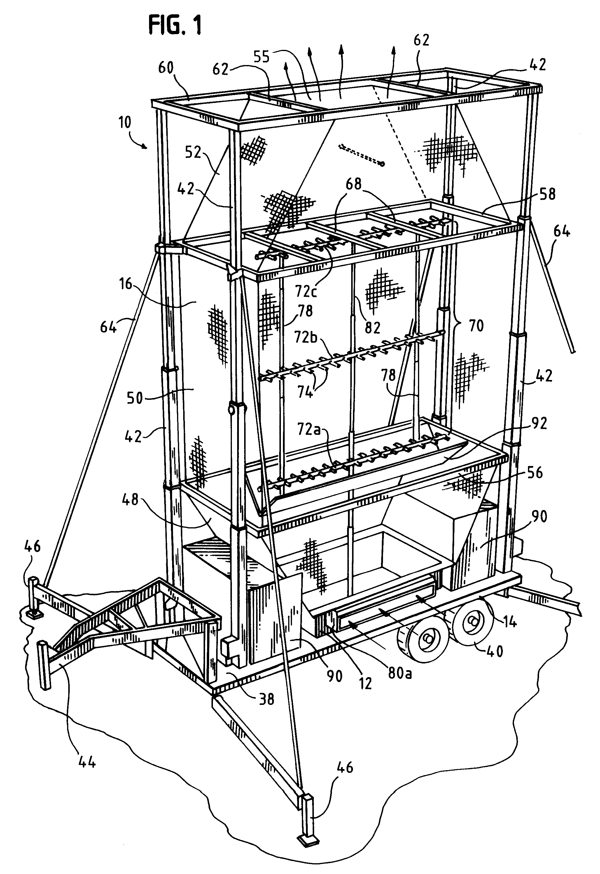 Portable evaporation chamber