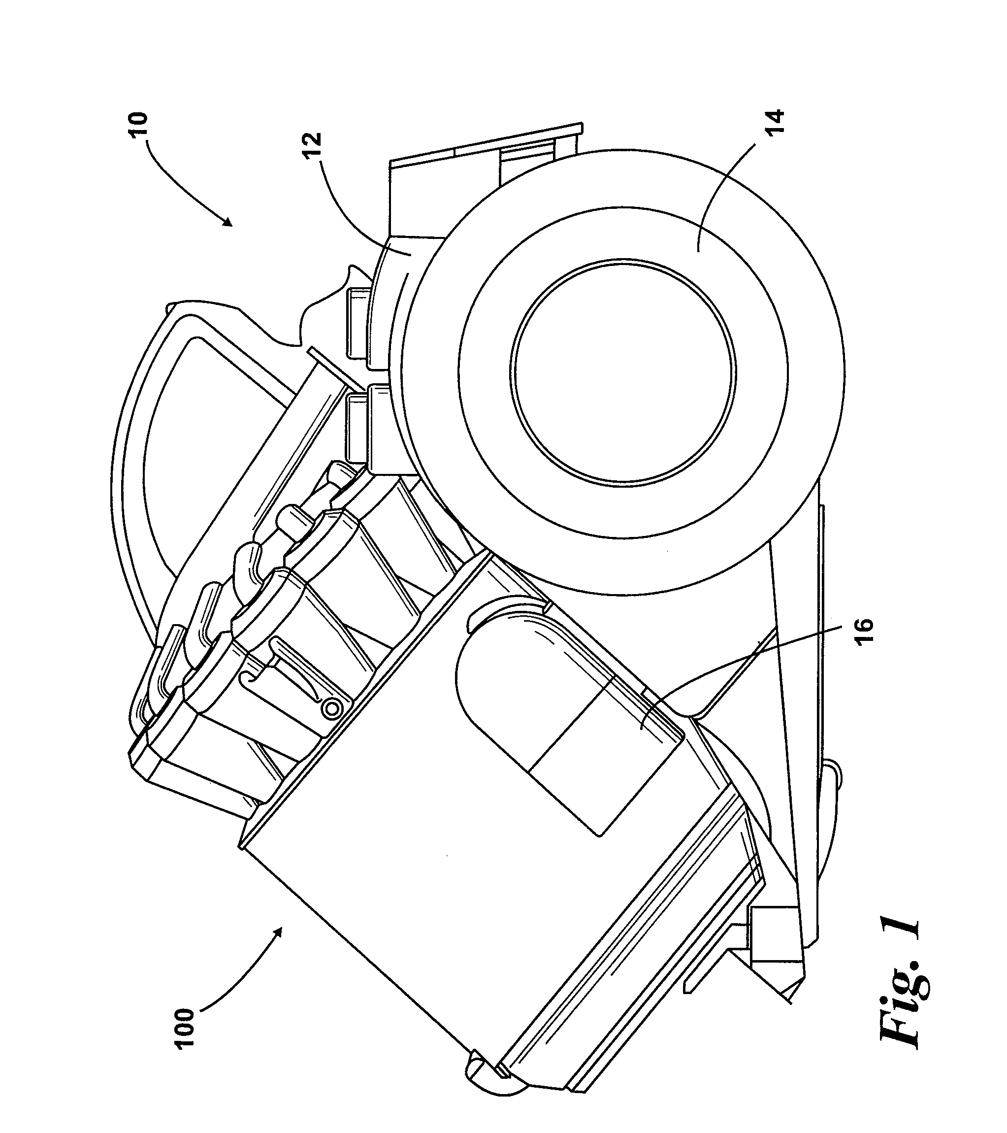 Cyclonic separating apparatus for a cleaning appliance