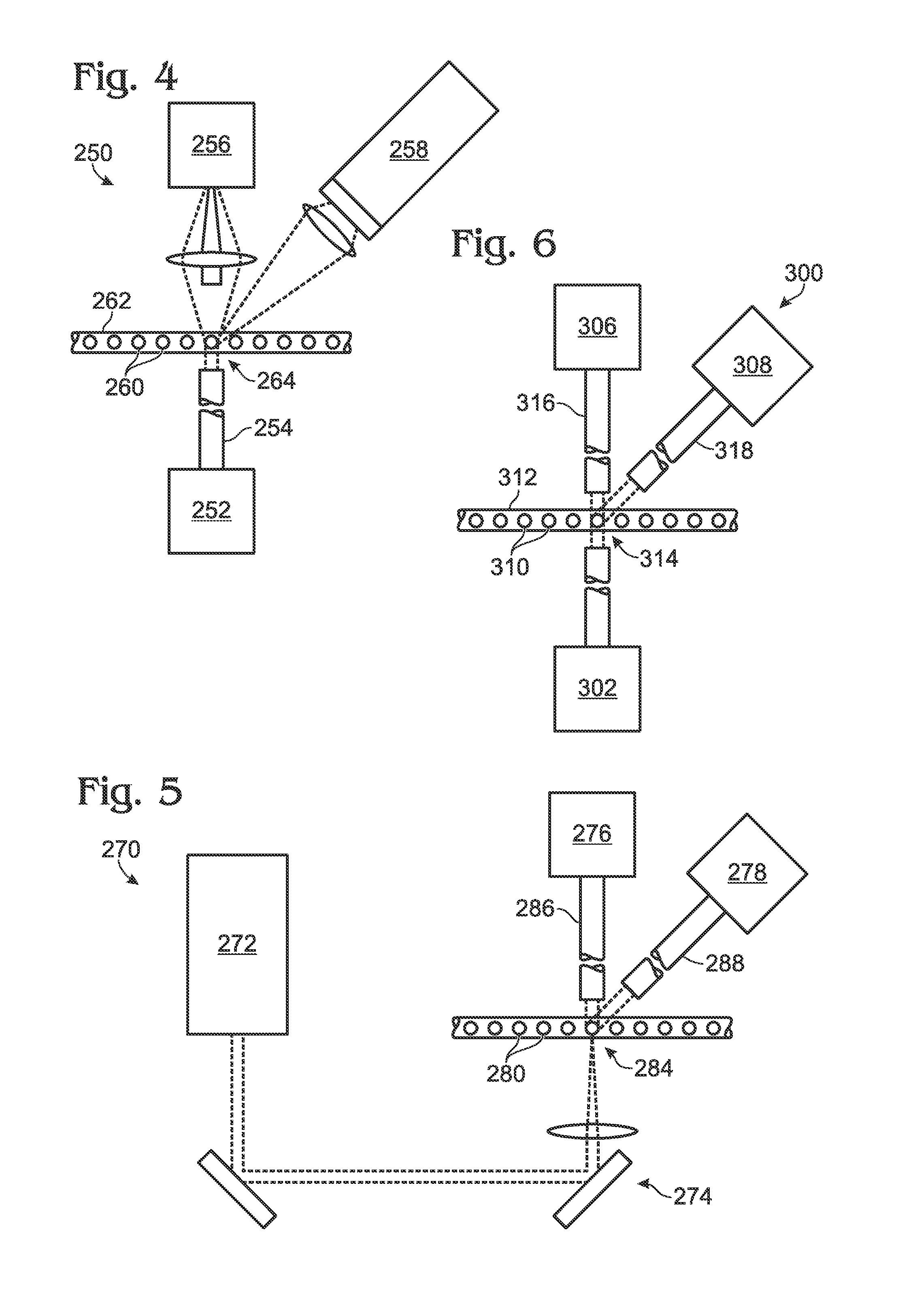 System for detection of spaced droplets