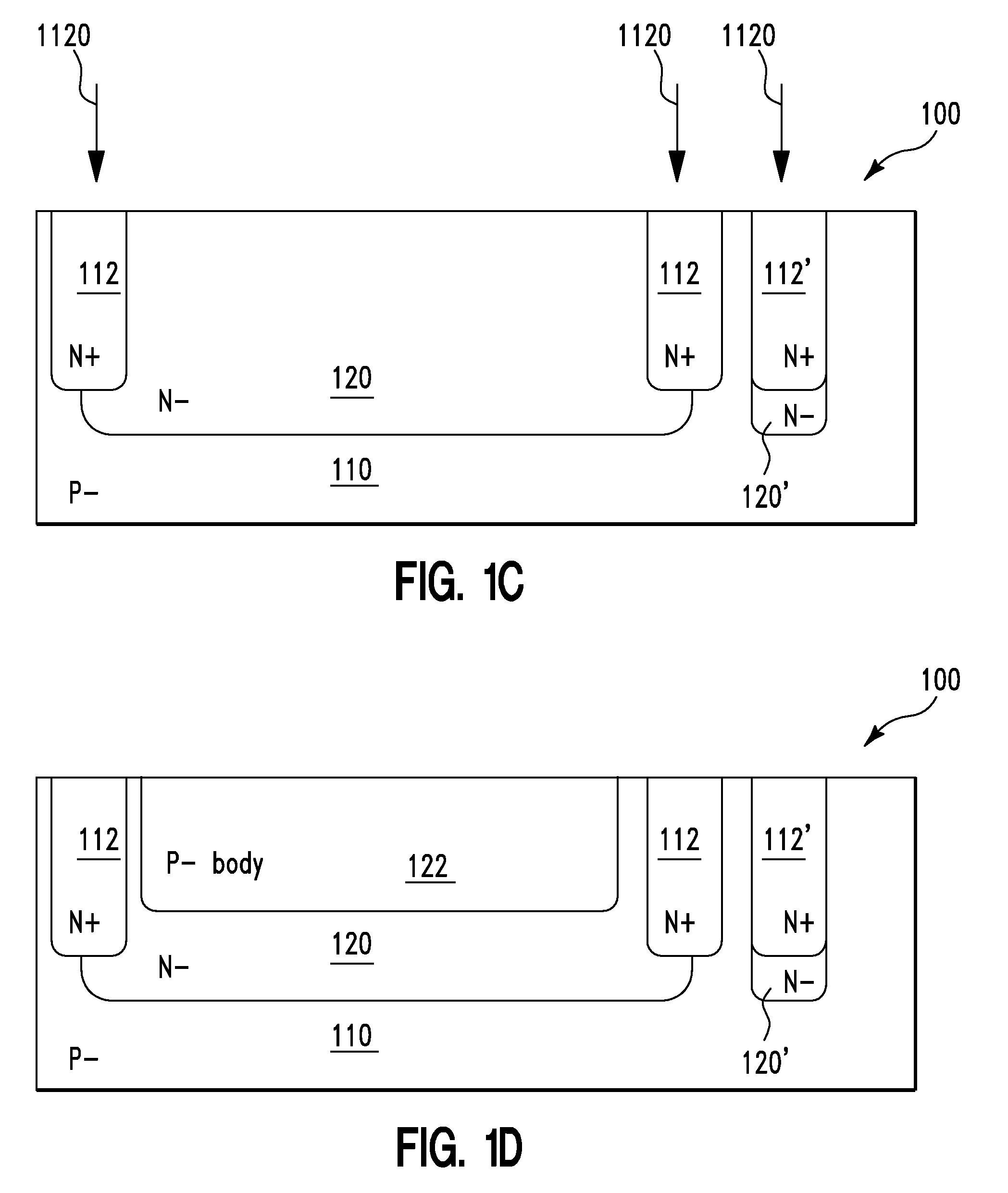 Guard ring structures for high voltage  CMOS/low voltage CMOS technology using ldmos (lateral double-diffused metal oxide semiconductor) device fabrication