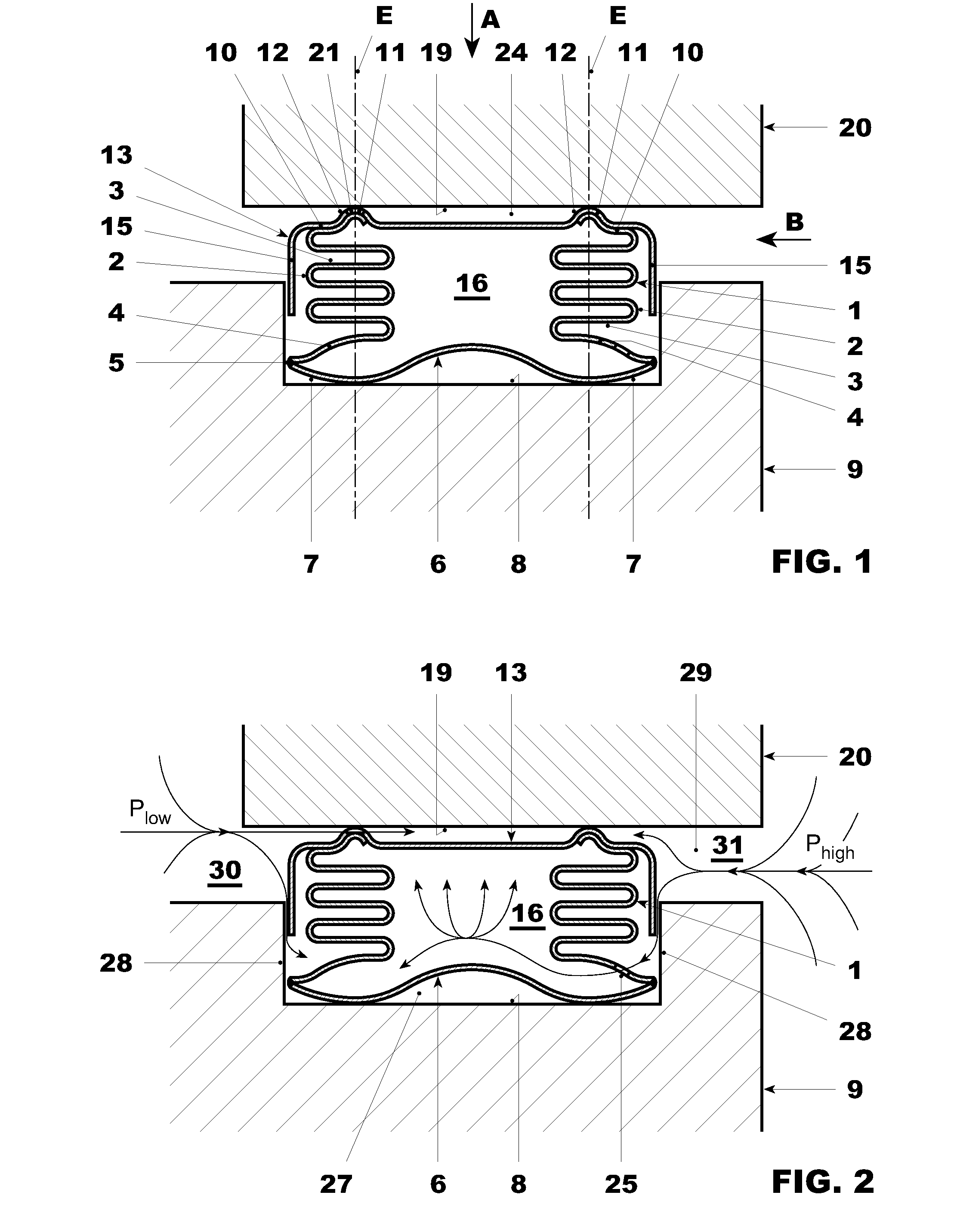 Seal and seal arrangement for confining leakage flows between adjacent components of turbo-machines and gas turbines