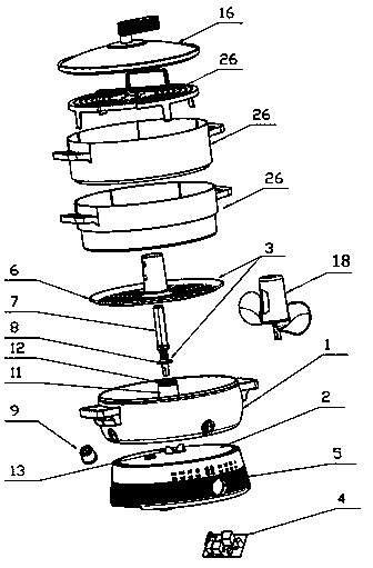 Automatic hot pot cooking machine