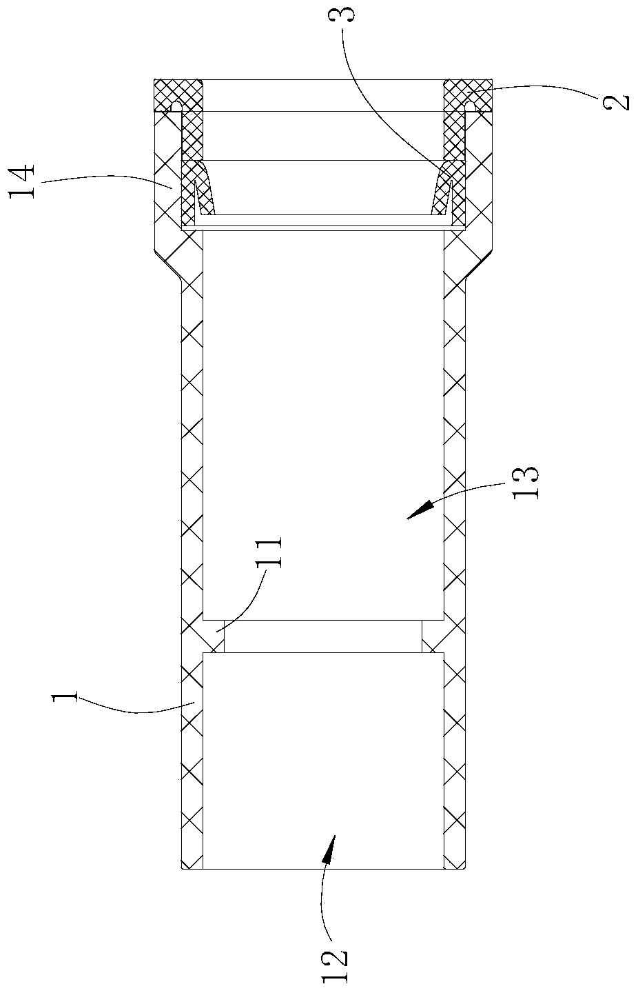 Drinking water pipe sealing expansion joint and sealing expansion drinking water pipe