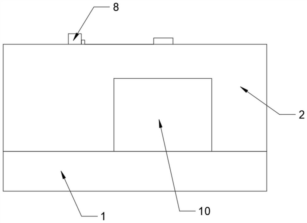 Horizontal numerical control machining center for precision parts