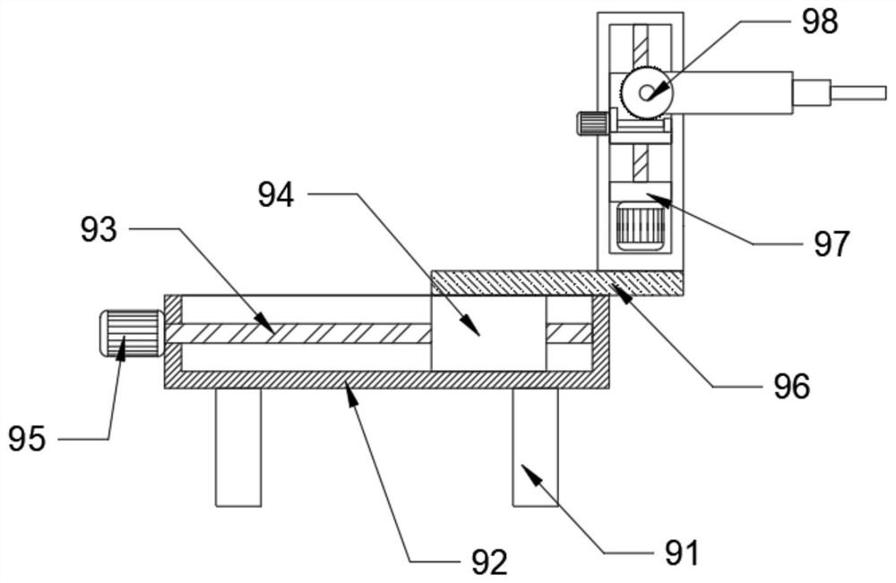 Horizontal numerical control machining center for precision parts