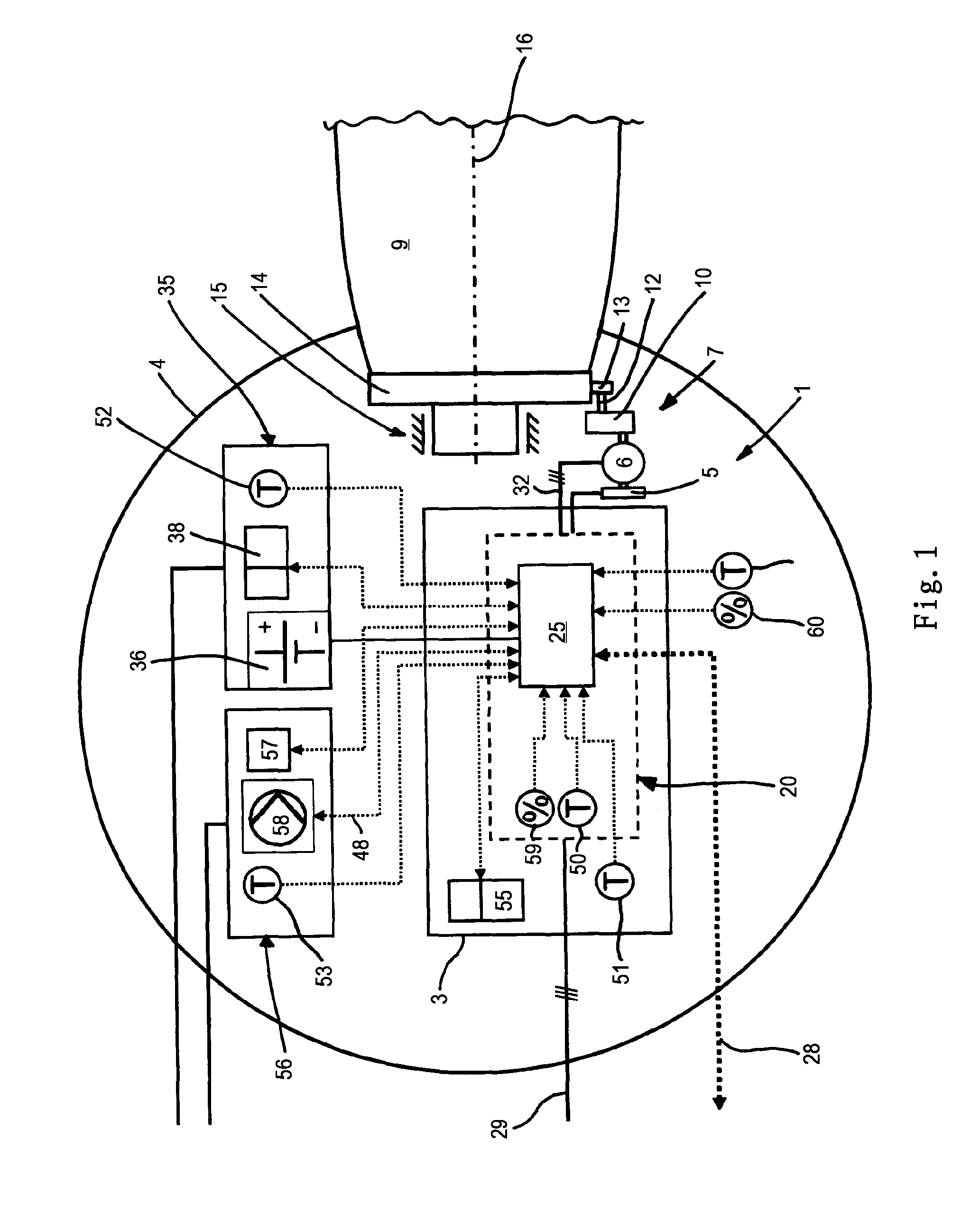 Drive device for a wind turbine
