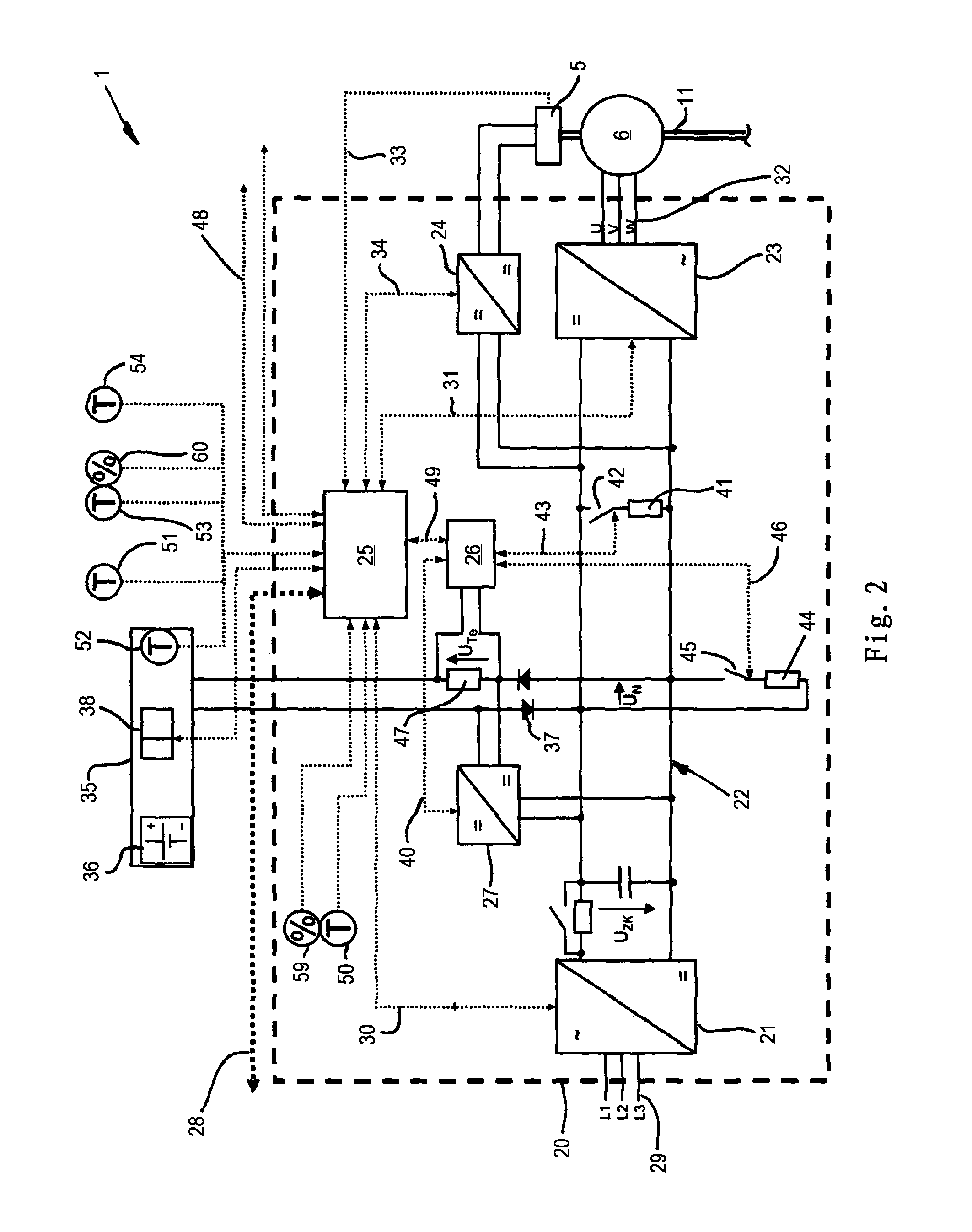 Drive device for a wind turbine